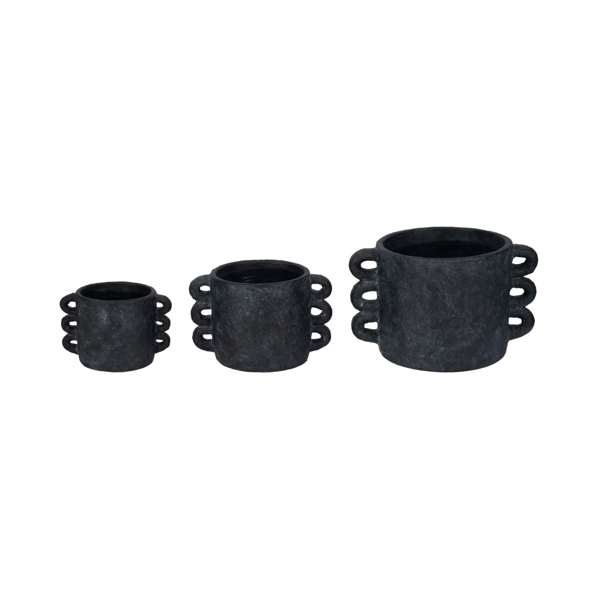 10" Arch Handle Planter, Black - Image 7