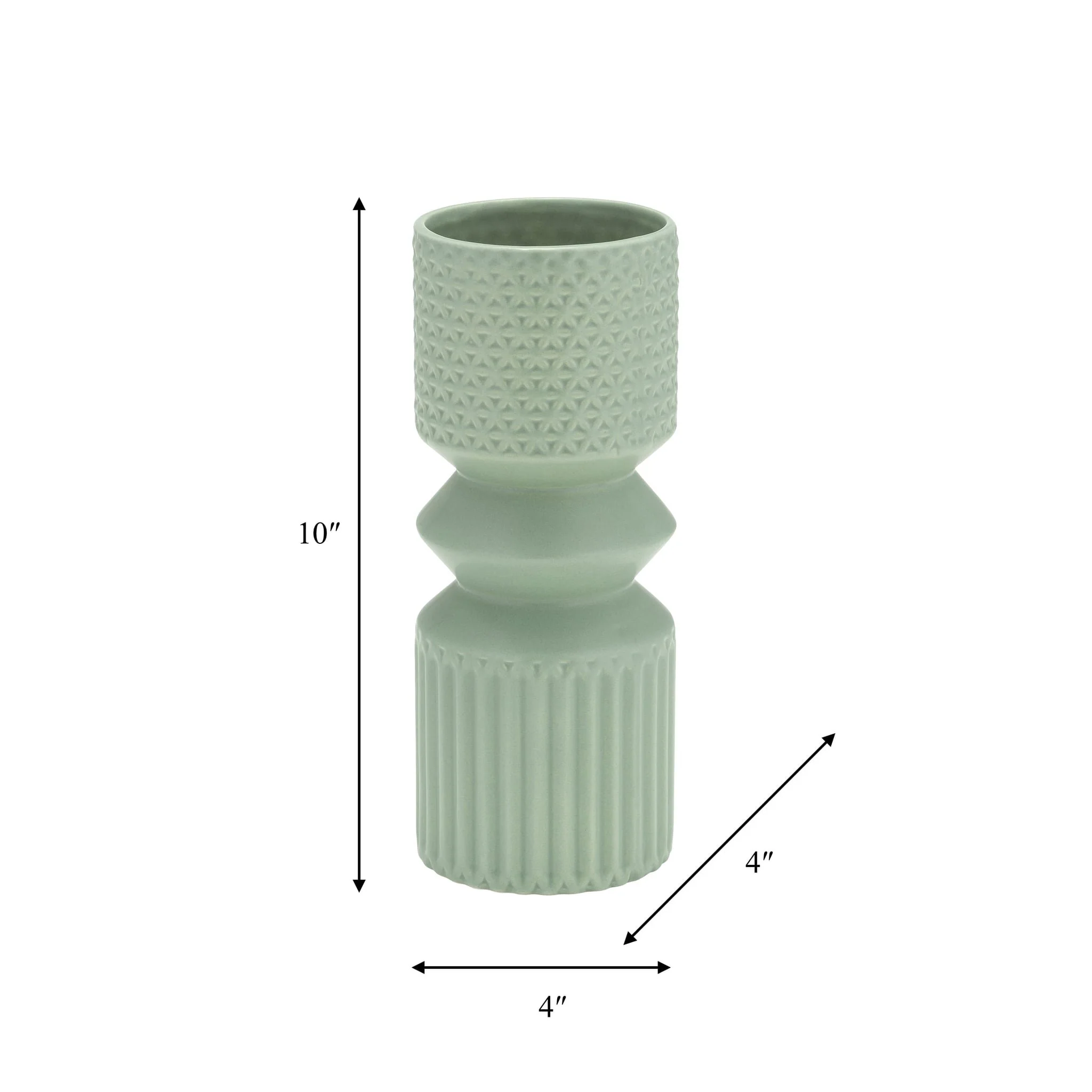 10" Mallet Vase, Dark Sage - Image 7