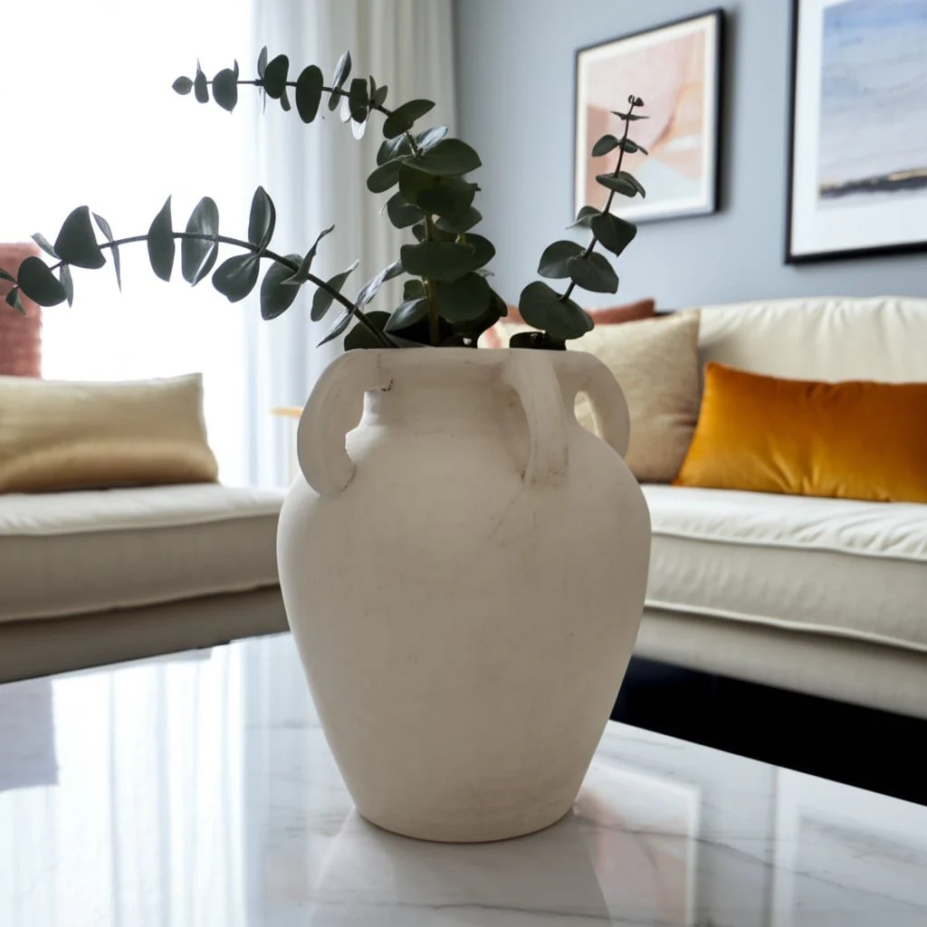 10" Multi Handle Jug, White - Image 12