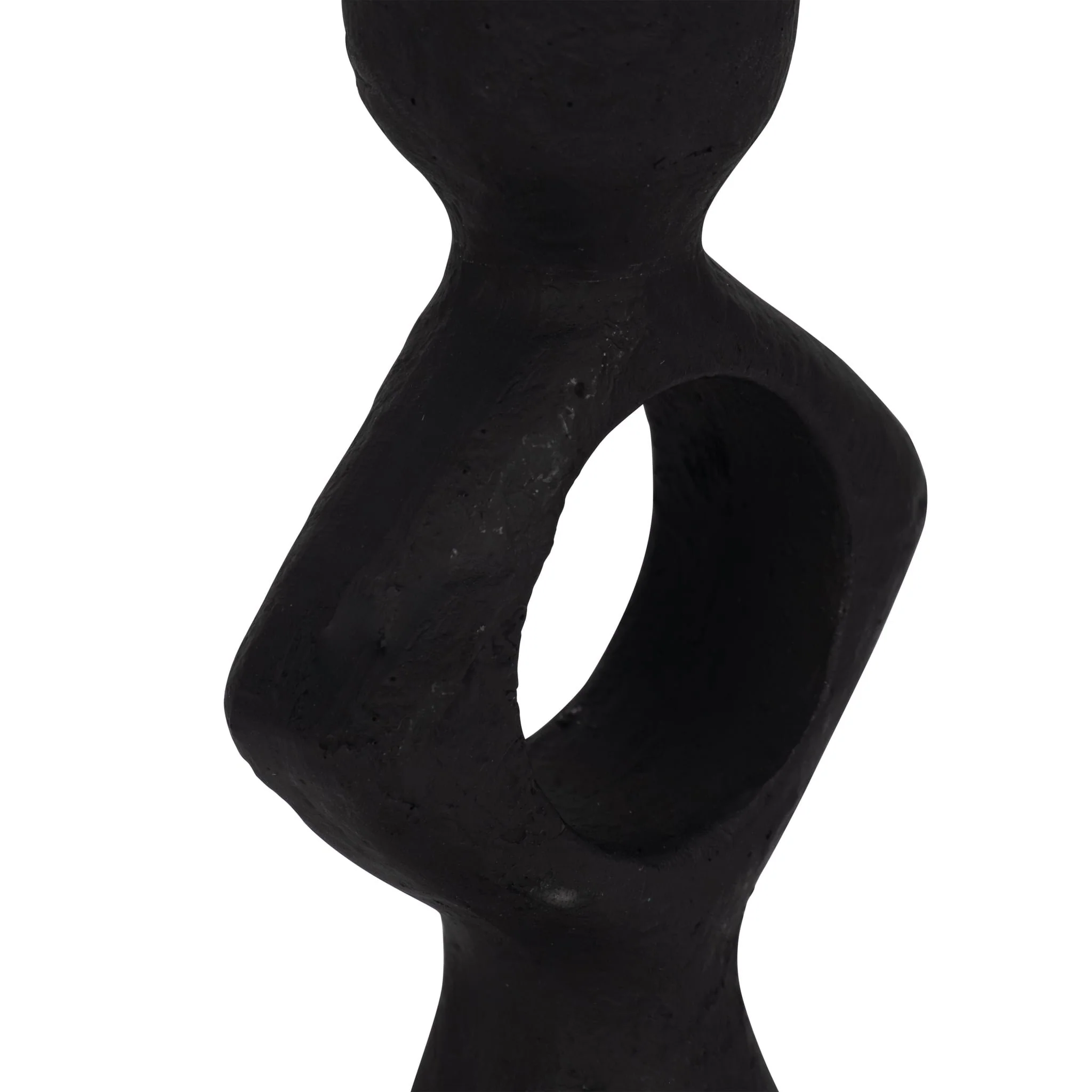 10" Open Cut-out Taper Holder, Black - Image 5