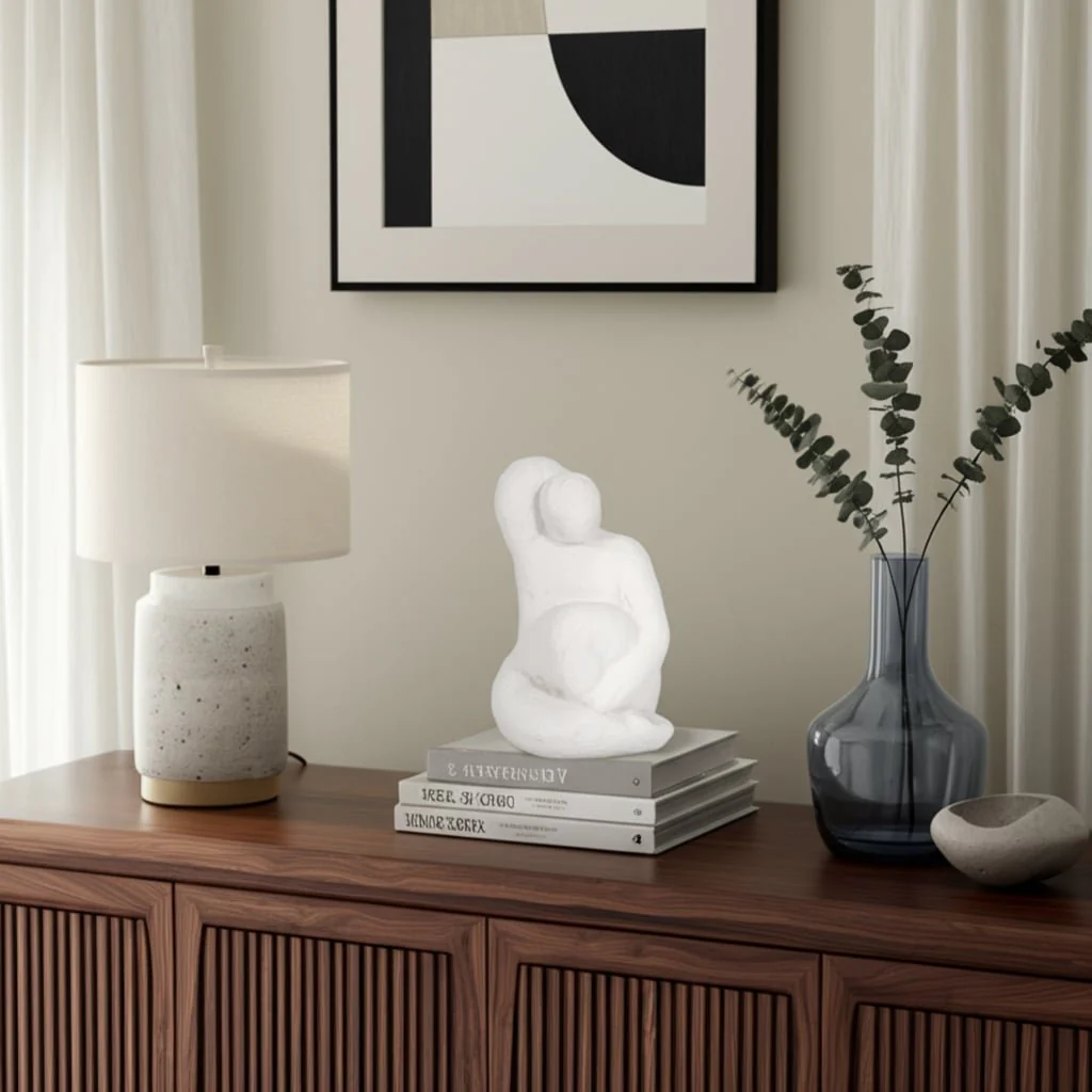 10" Raised Arm Posing Figure, White - Image 11