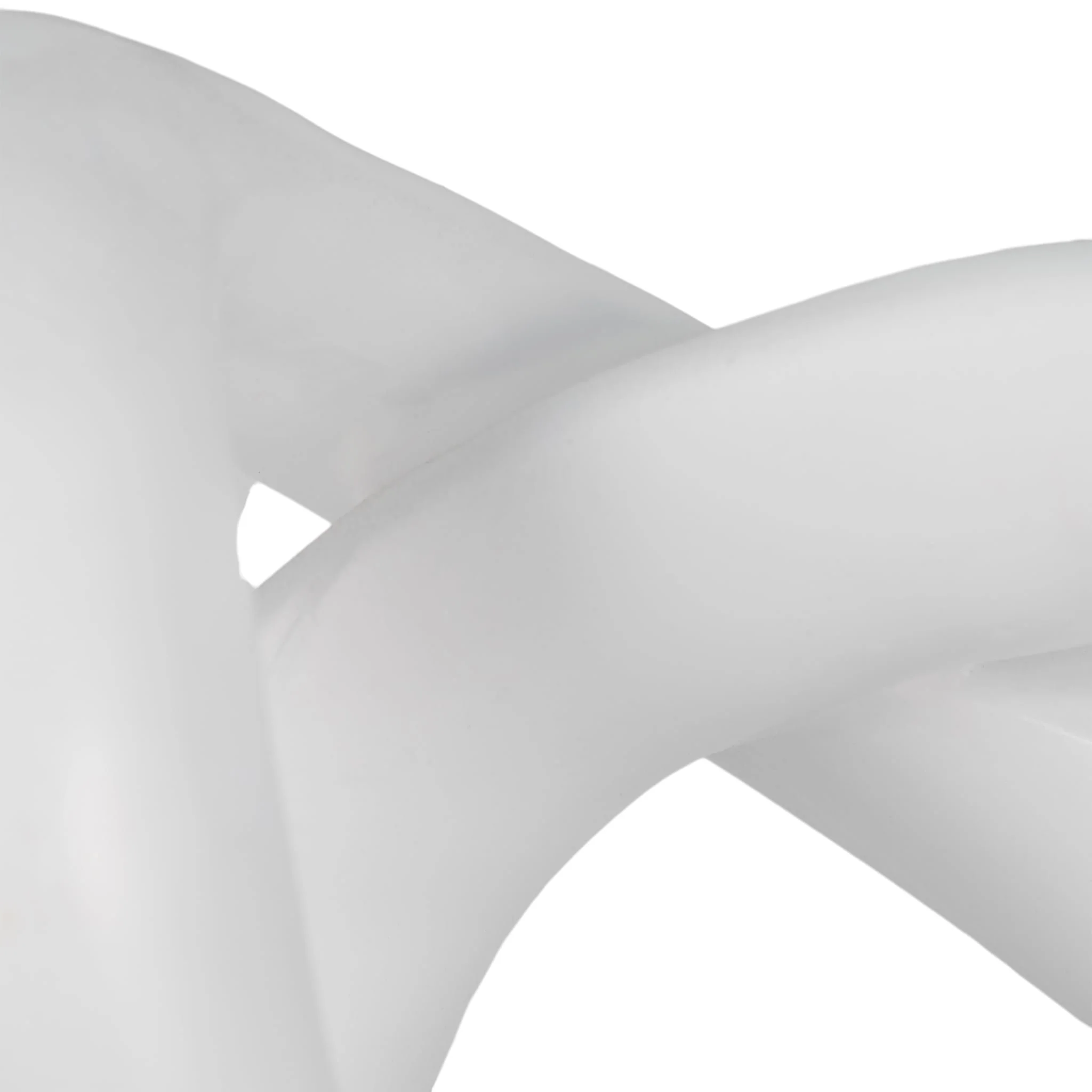 10" Sculptured Knot, White - Image 5