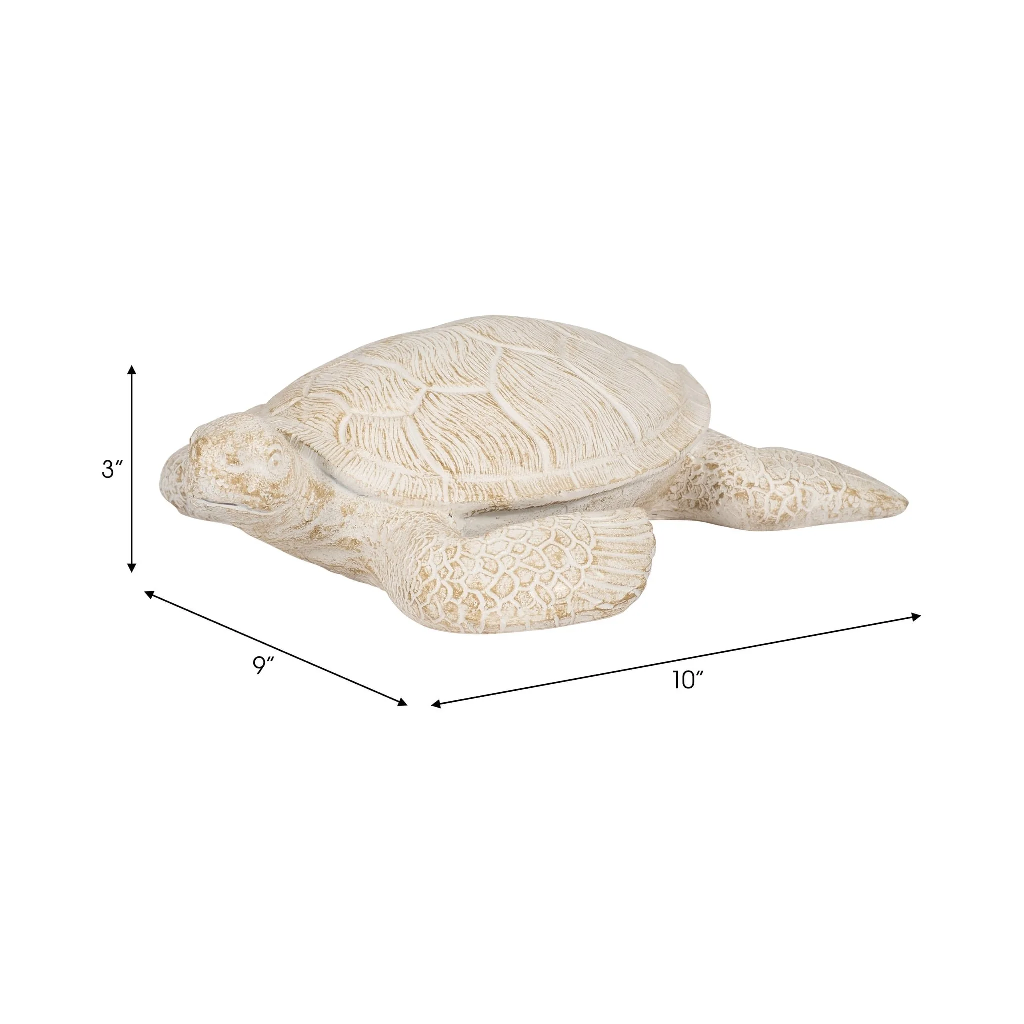 10" Sea Turtle, Ivory - Image 8