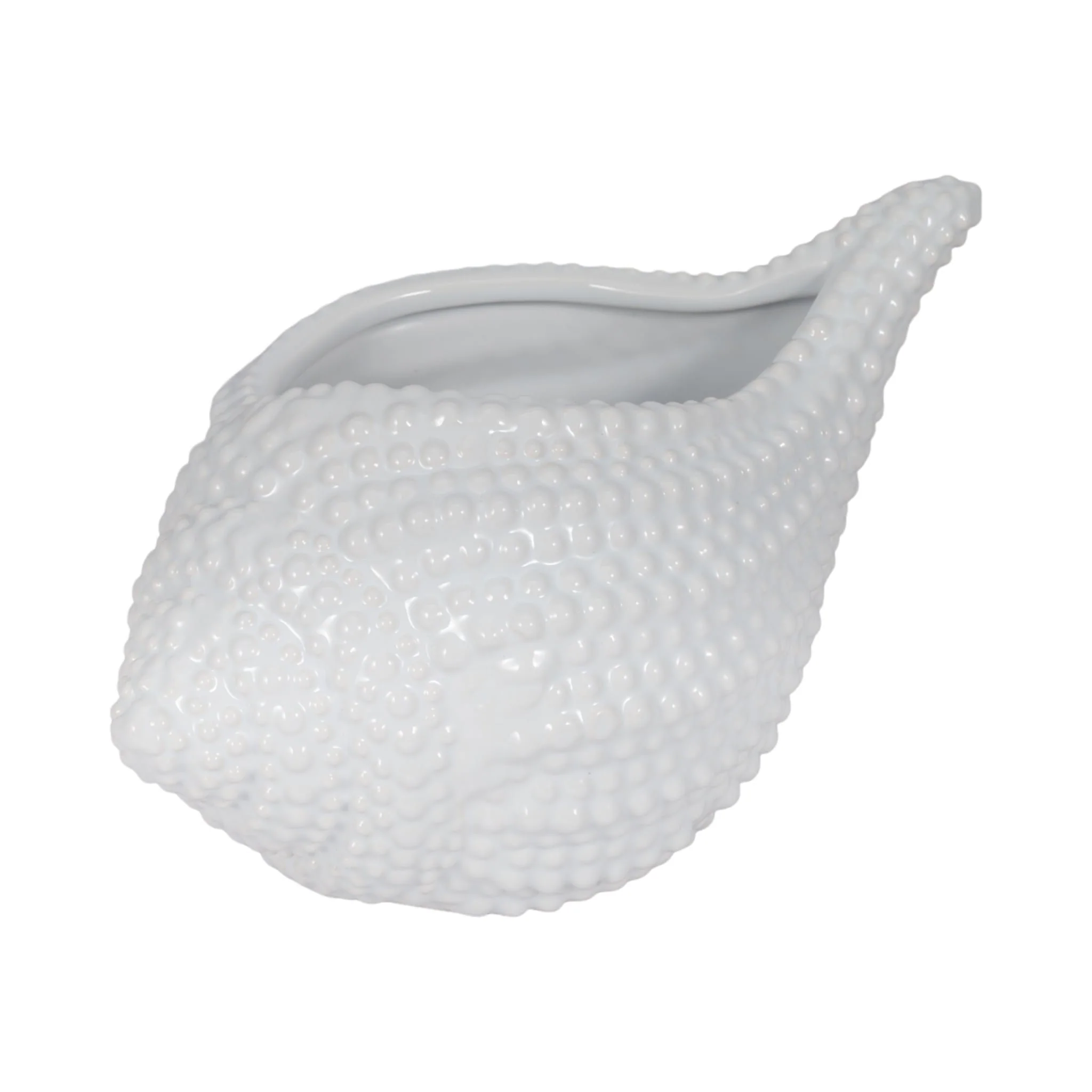 10" Seashell Planter, White - Image 2
