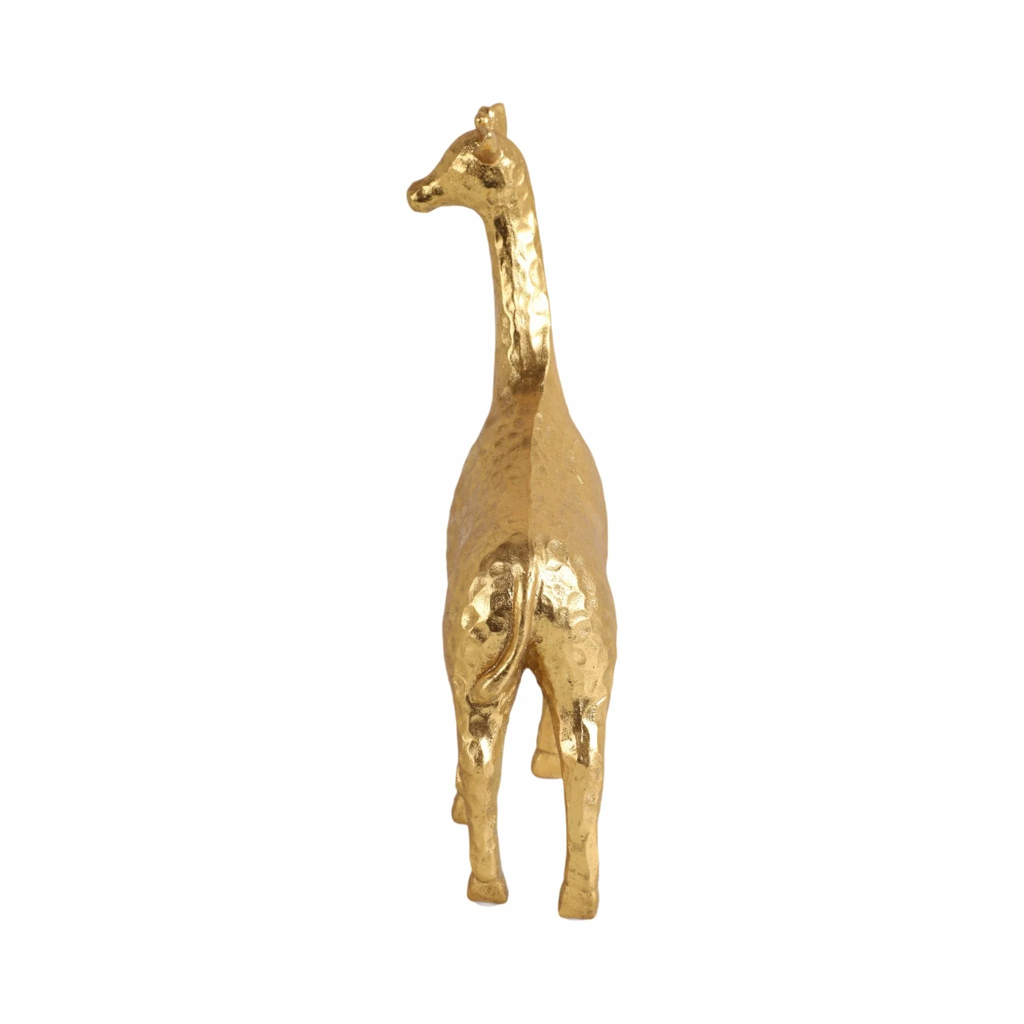 10" Standing Pretty Giraffe, Gold - Image 5
