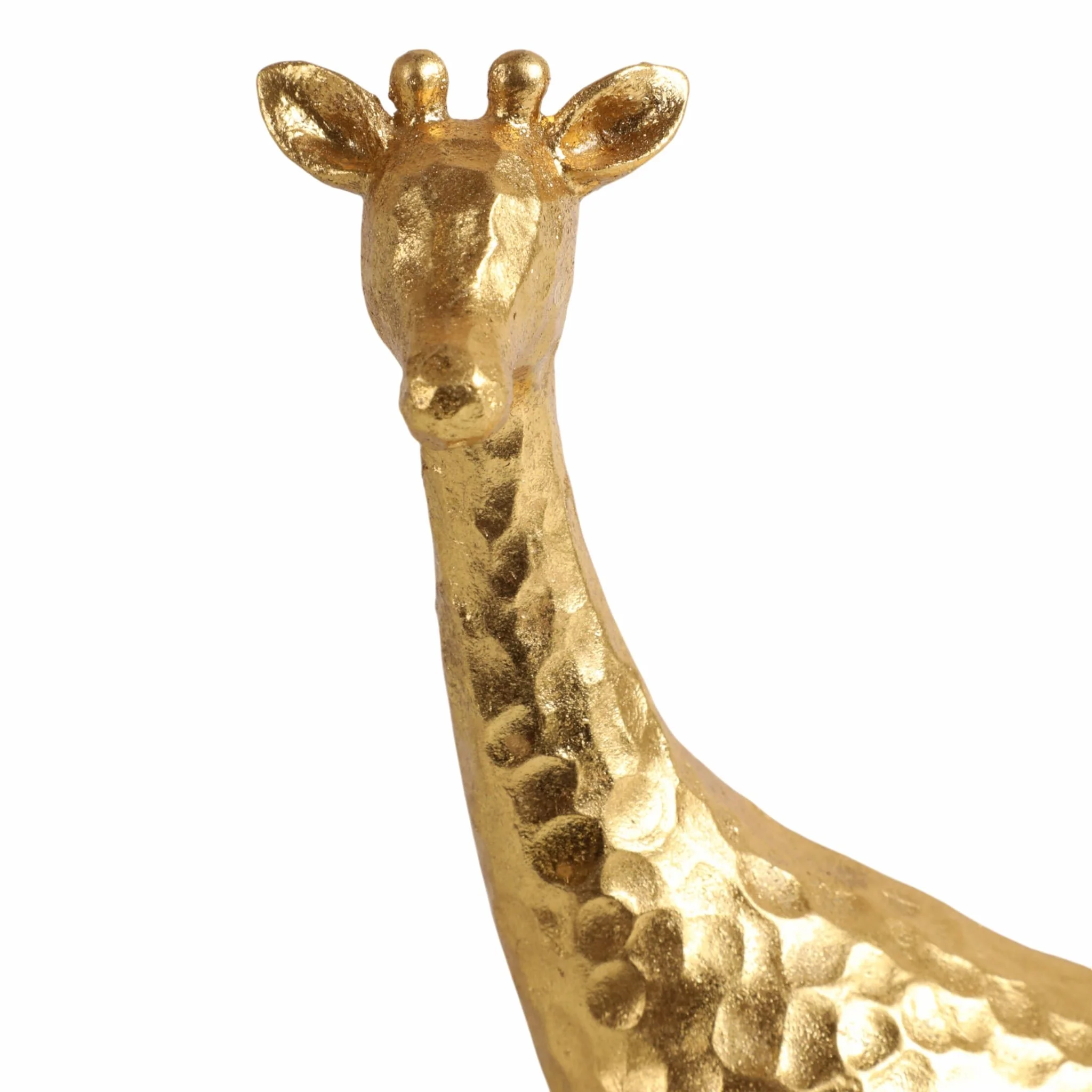 10" Standing Pretty Giraffe, Gold - Image 6