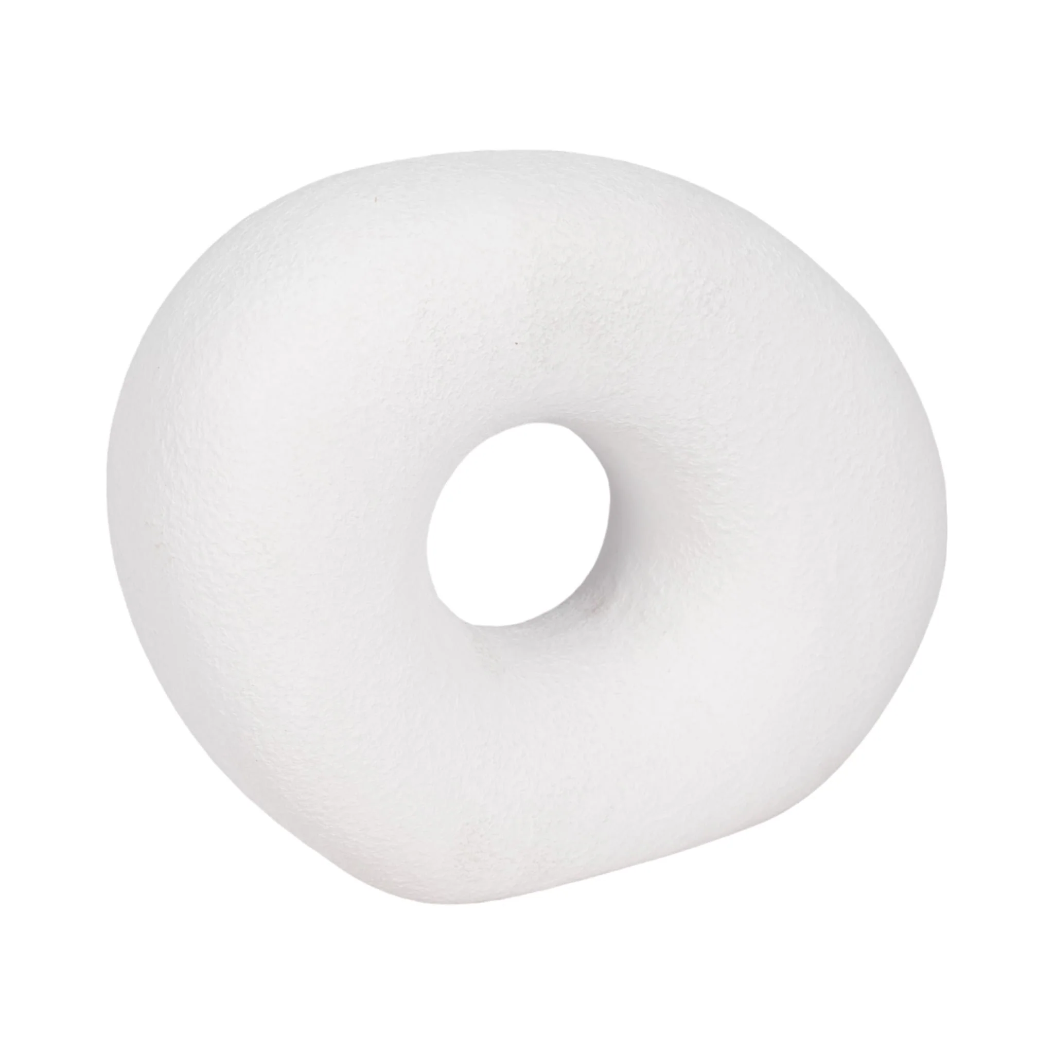 10" Textured Open Cut-out Slanted Circle Object, W - Image 2