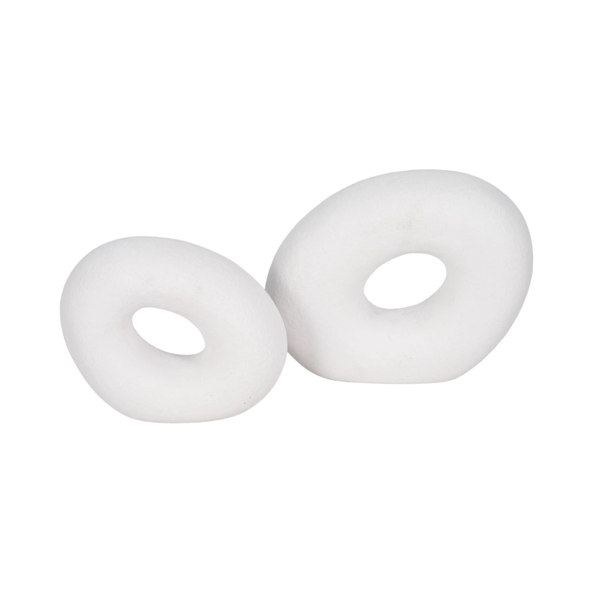 10" Textured Open Cut-out Slanted Circle Object, W - Image 8