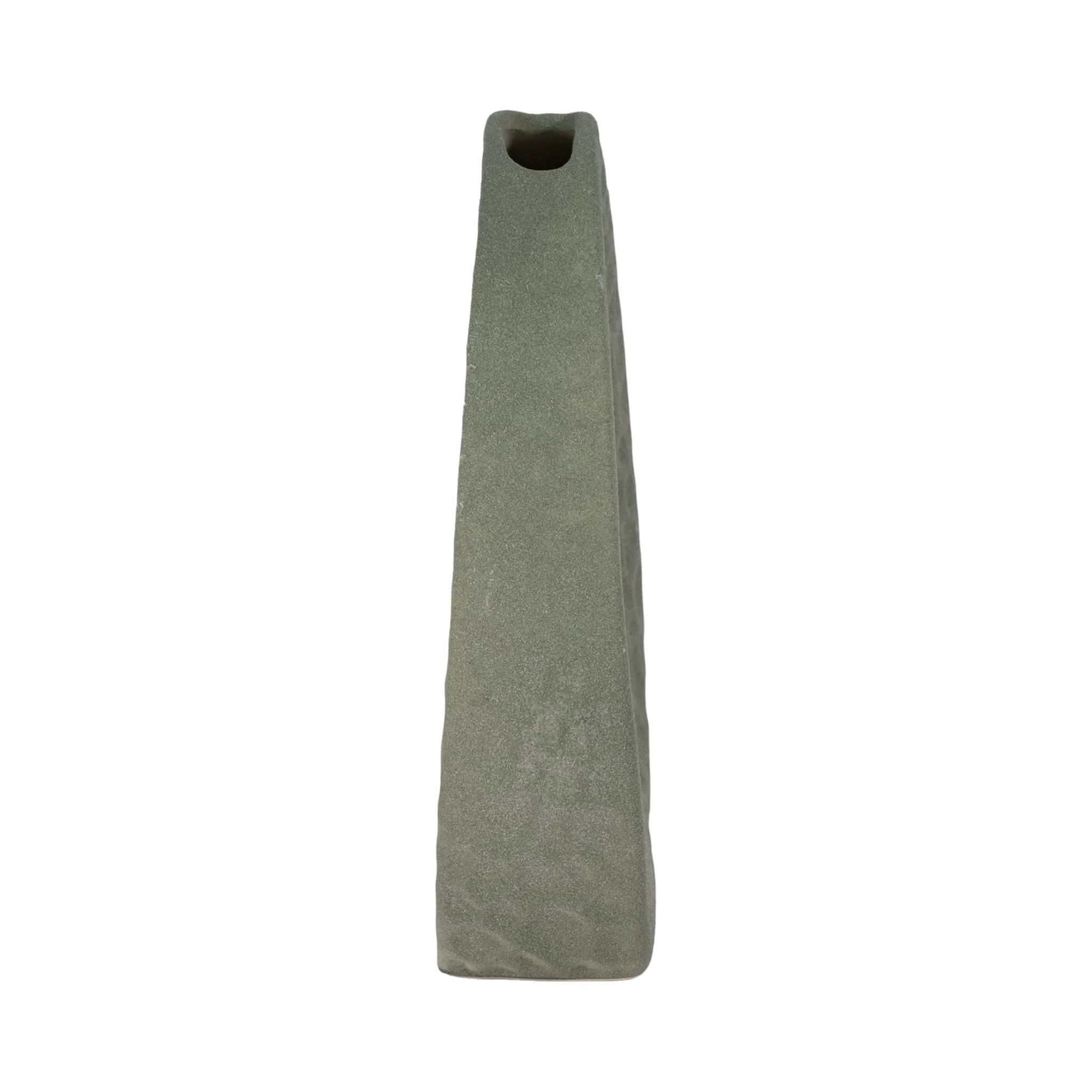 10" Textured Open Cut-out With Vase Opening, Sage - Image 4