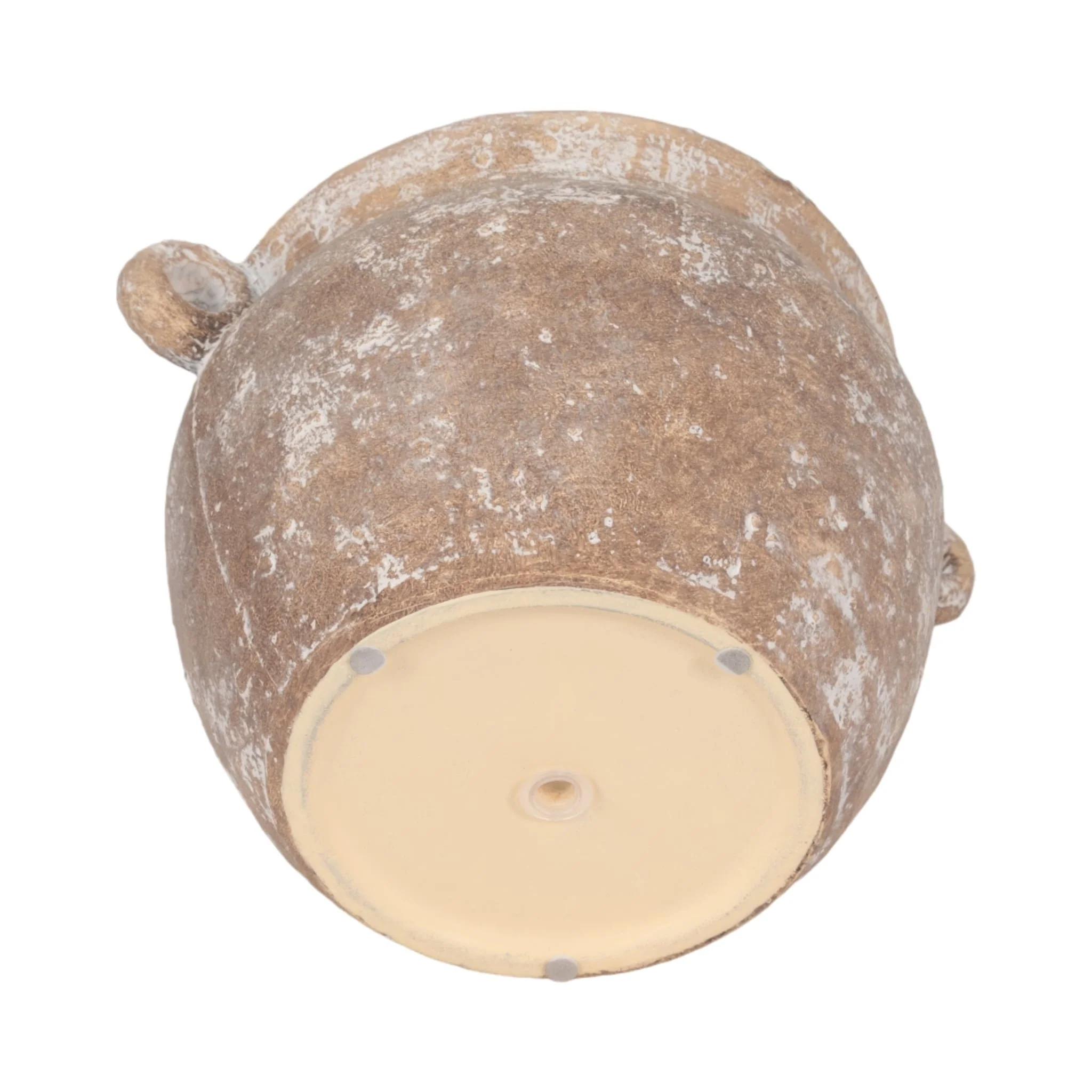 10" Textured Stoneware Jug Planter, Ivory - Image 7