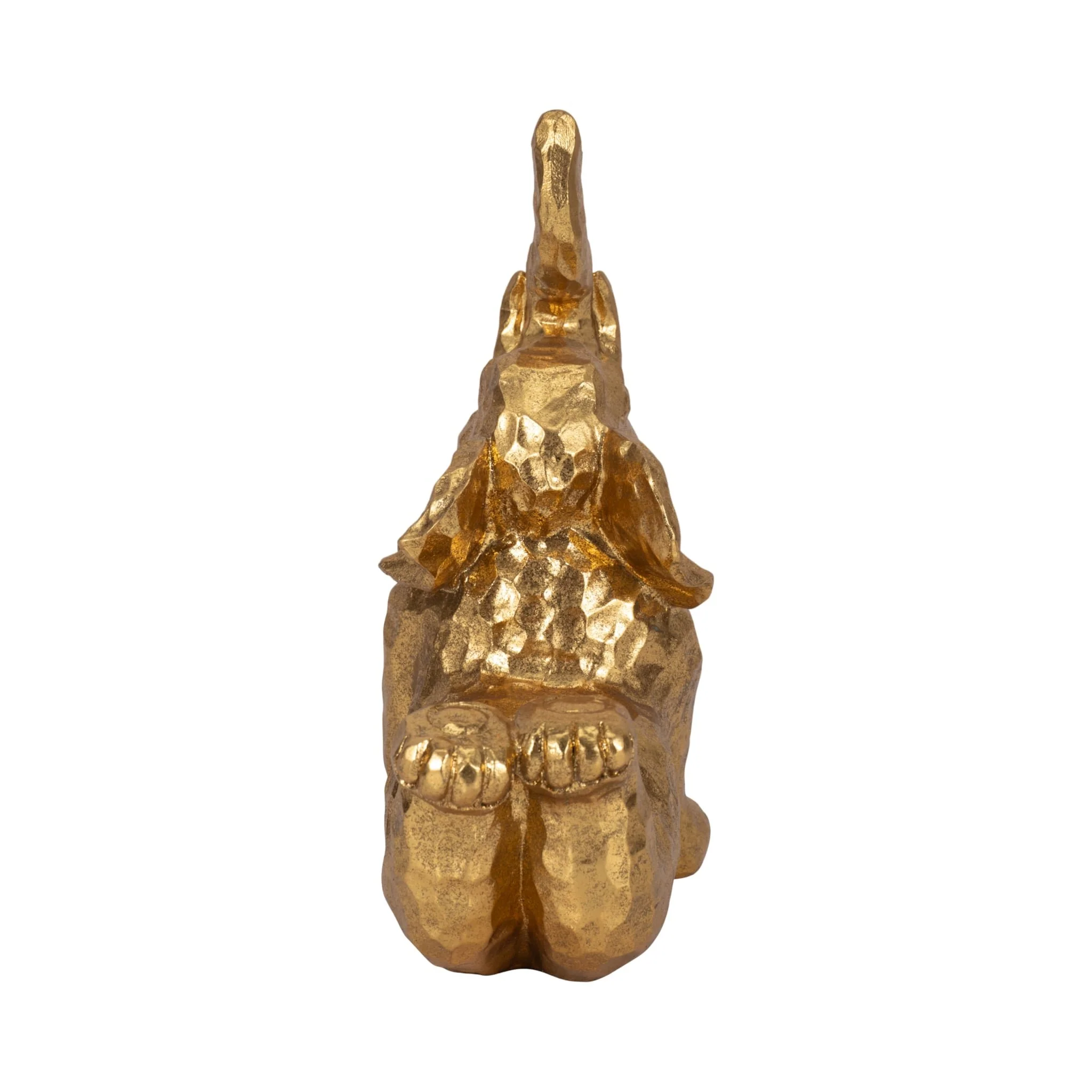 10" Yoga Elephant, Gold - Image 4