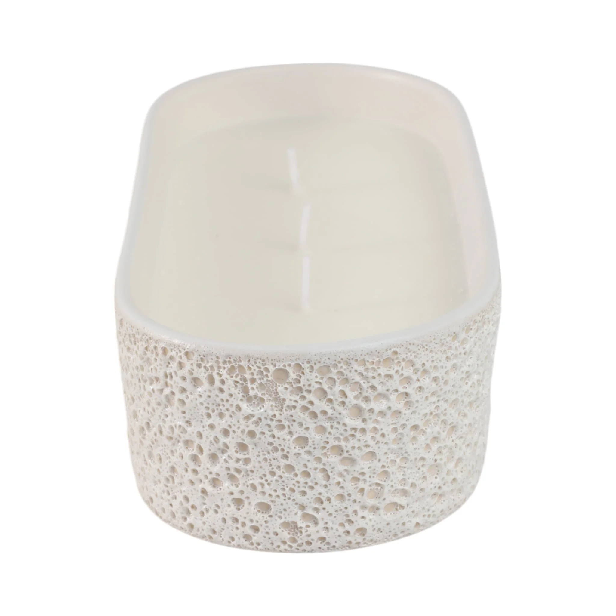 10x4" 19 Oz Lemon Citro Oval Candle, White - Image 3