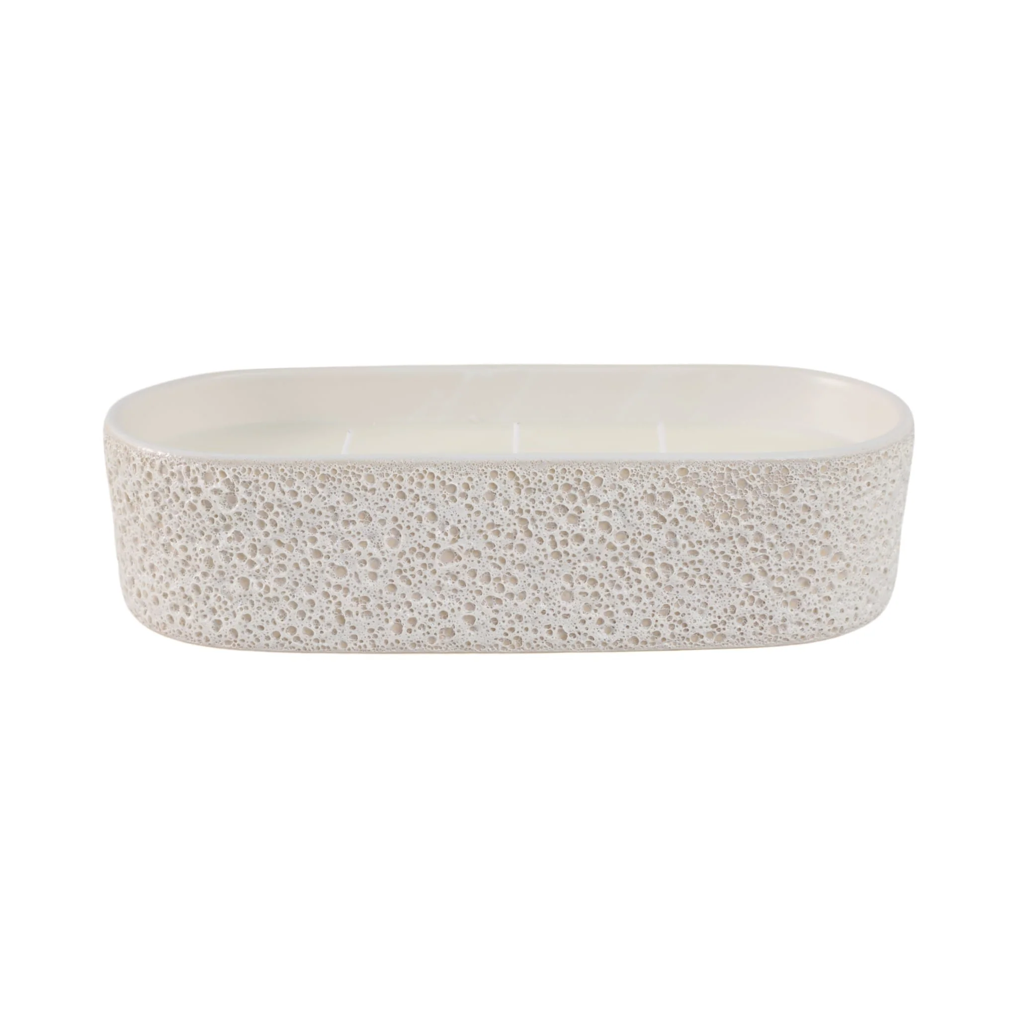 10x4" 19 Oz Lemon Citro Oval Candle, White - Image 4