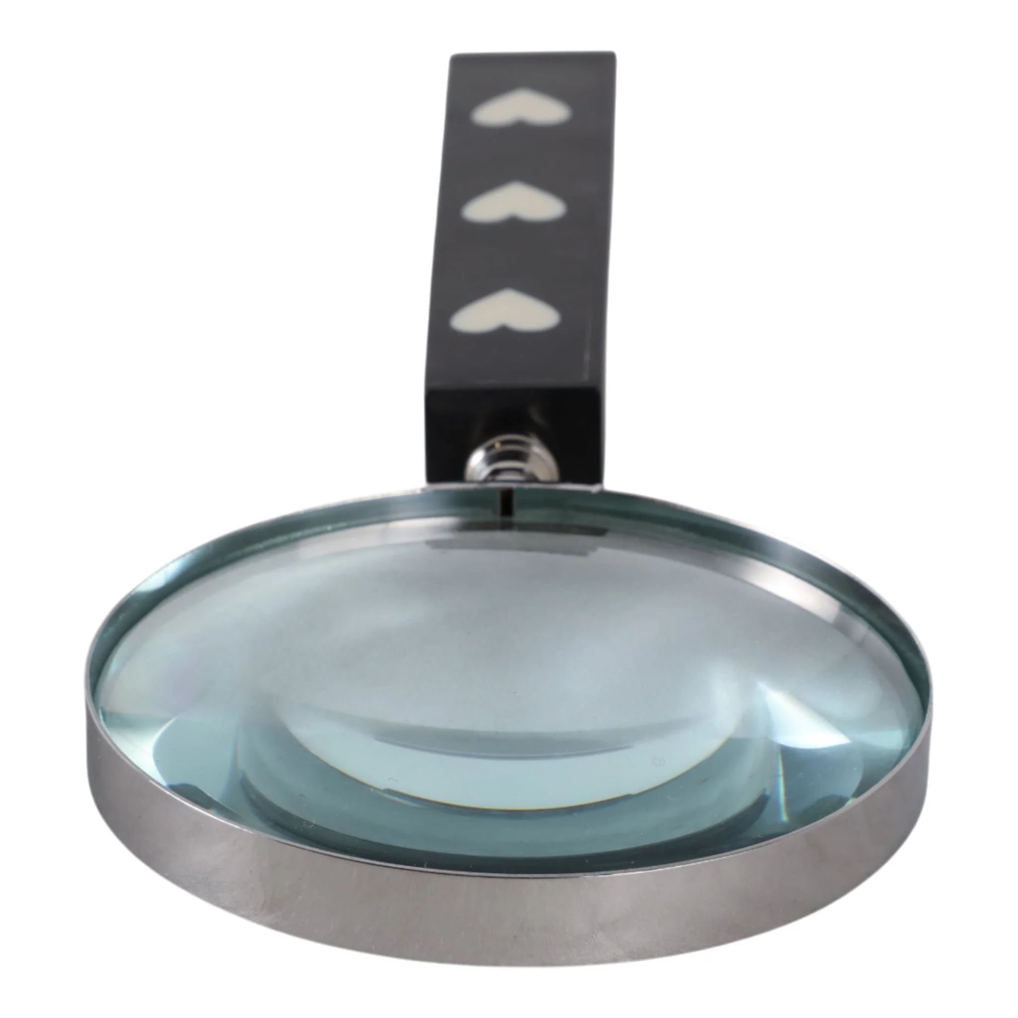 10x4" Hearts Handle Magnifying Glass, Black/white - Image 7