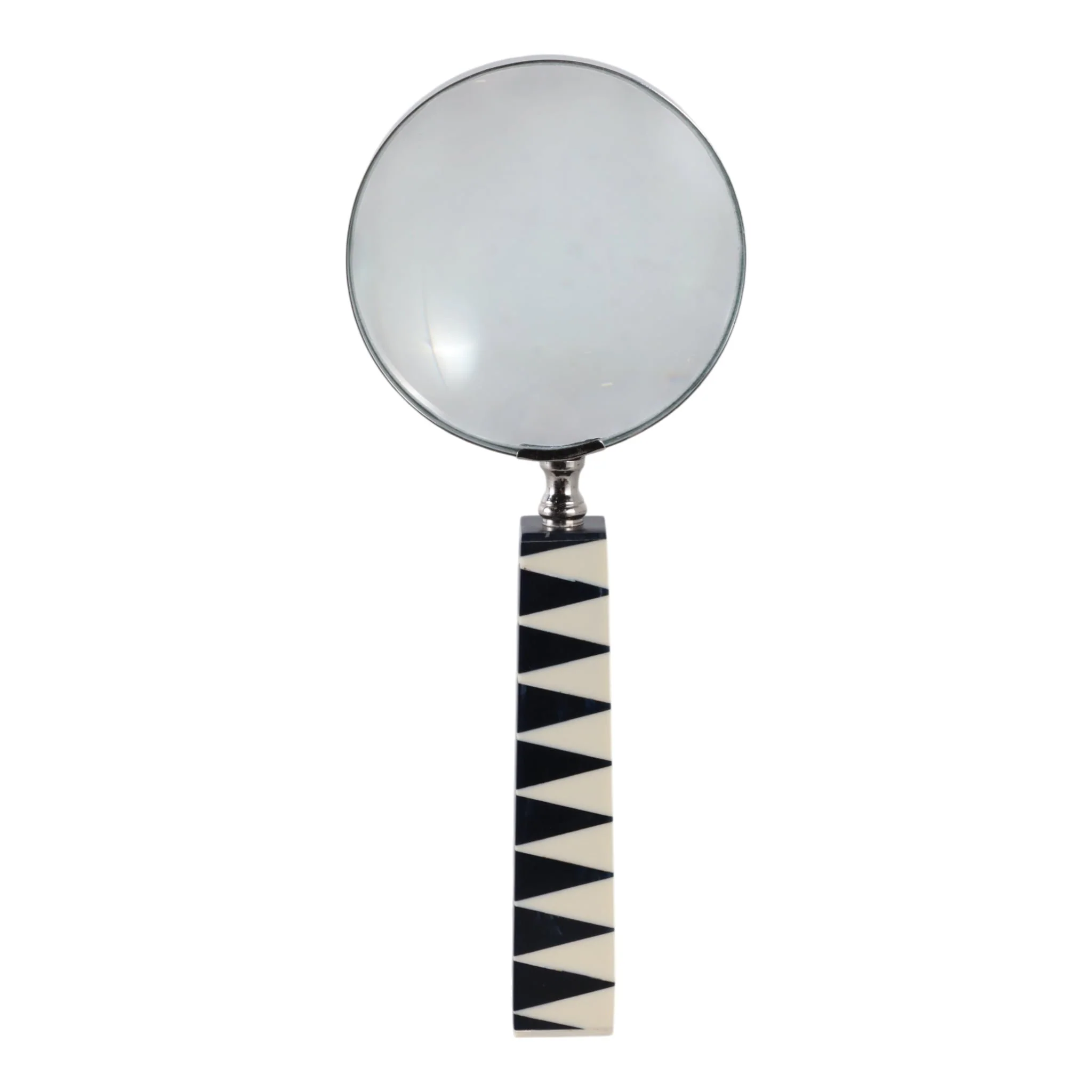 10x4" Sharp Lines Magnifying Glass, Blue/white - Image 4