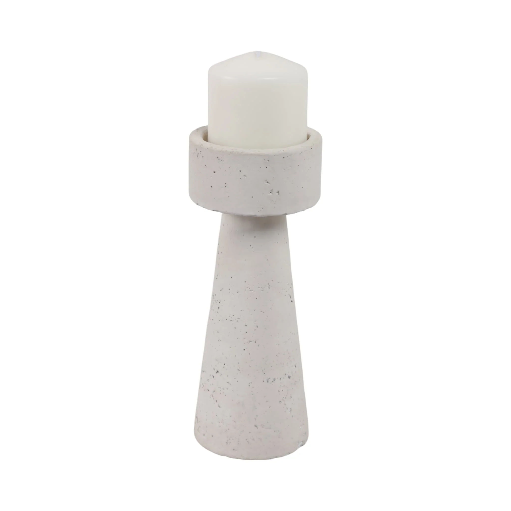 10x4" Taper & Pillar Holder, White - Image 2