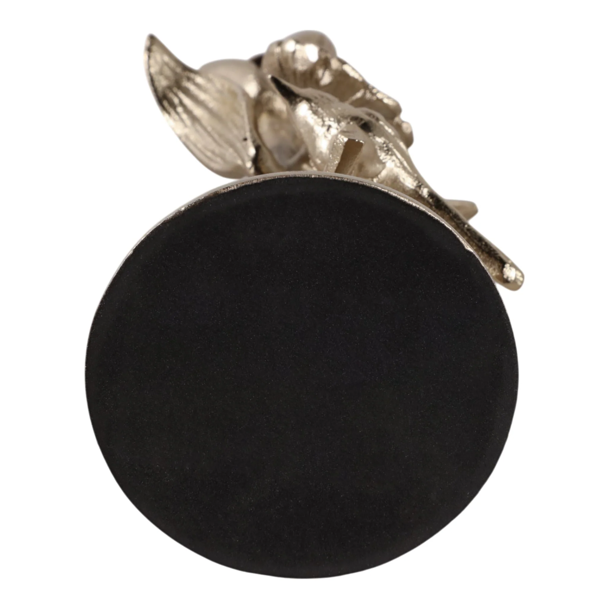 10x5" Bird & Flower Taper Holder, Champagne - Image 8