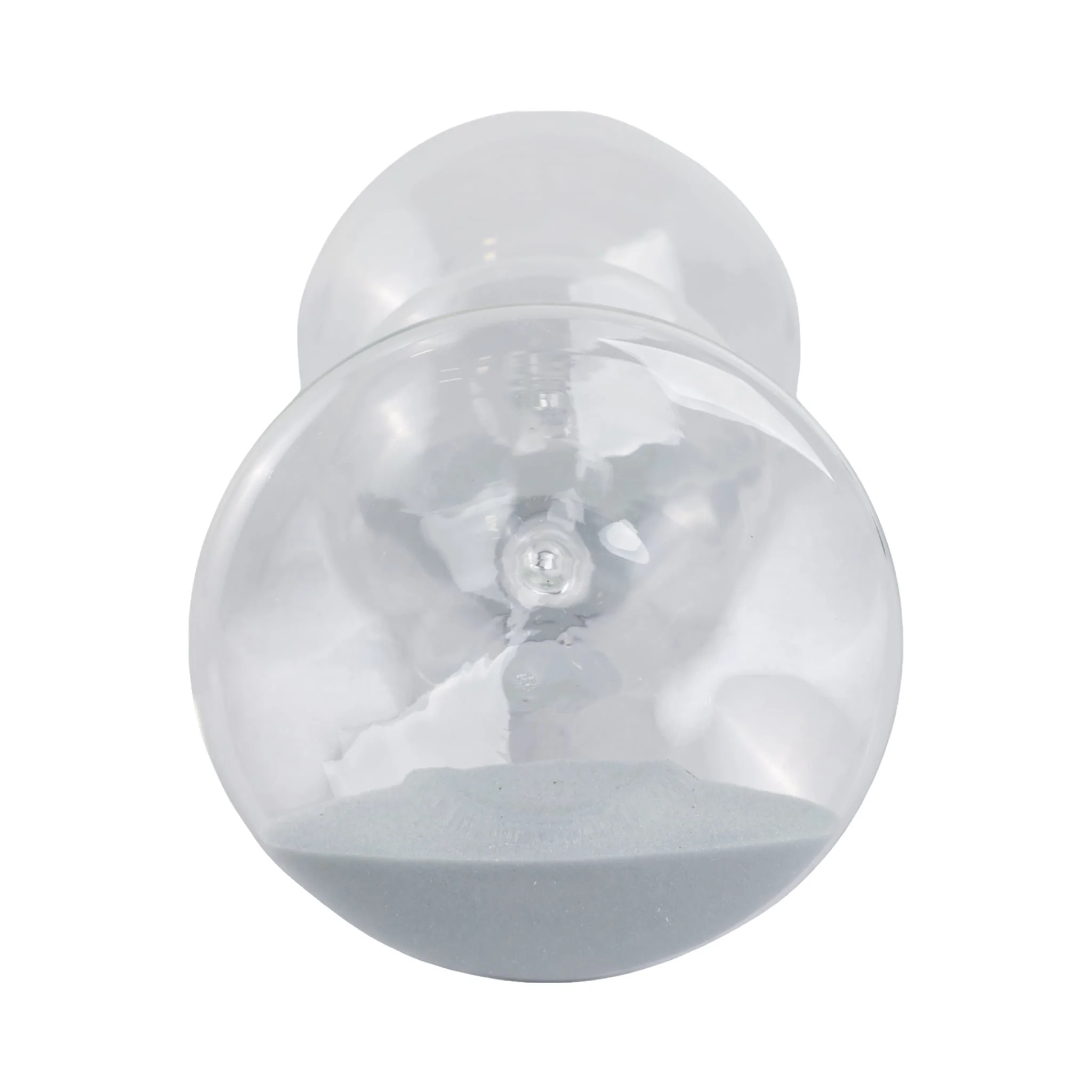10x5" Glass 60min Large Bubble Sandtimer, Clear - Image 7