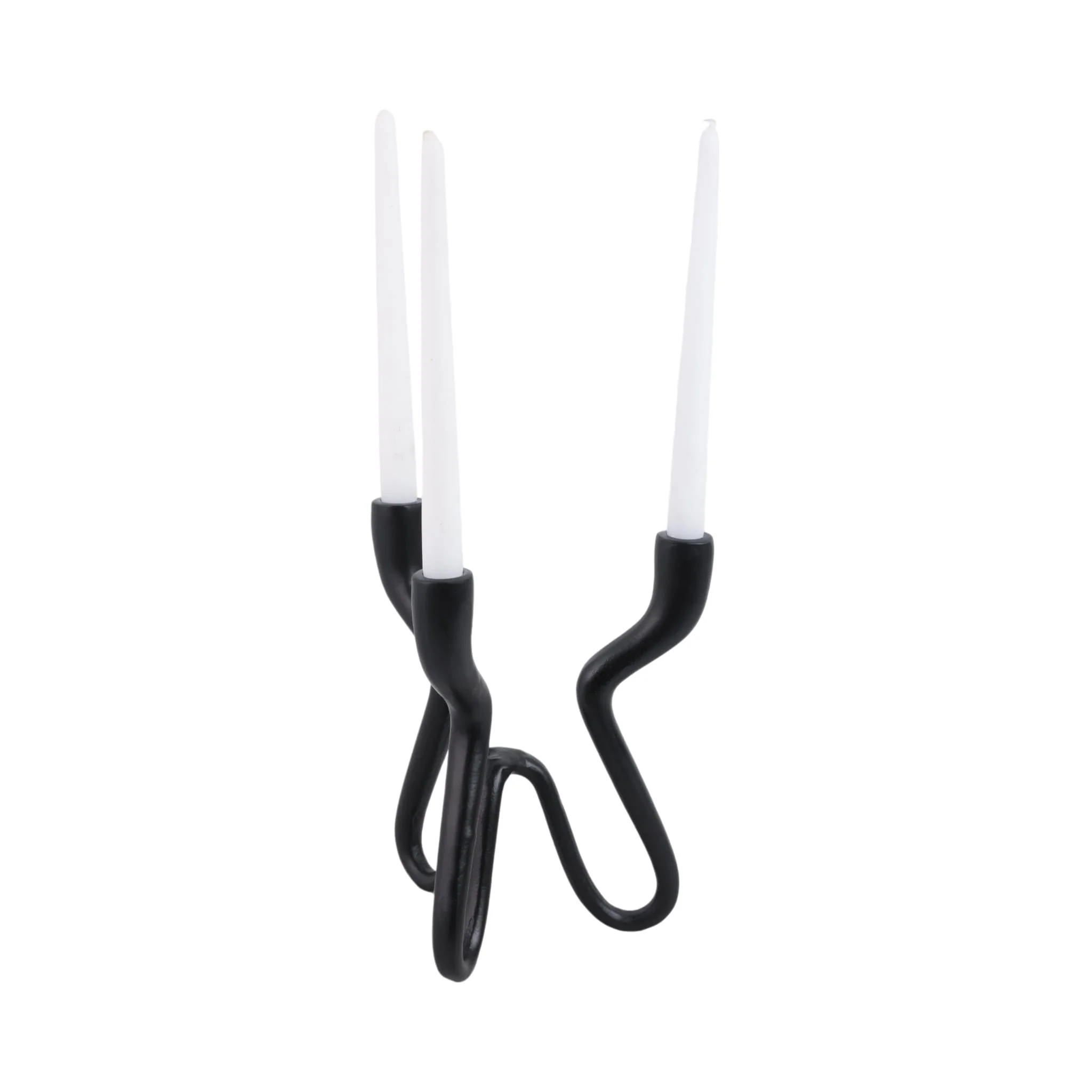 10x9" Loopy 3-taper Holder, Black - Image 2