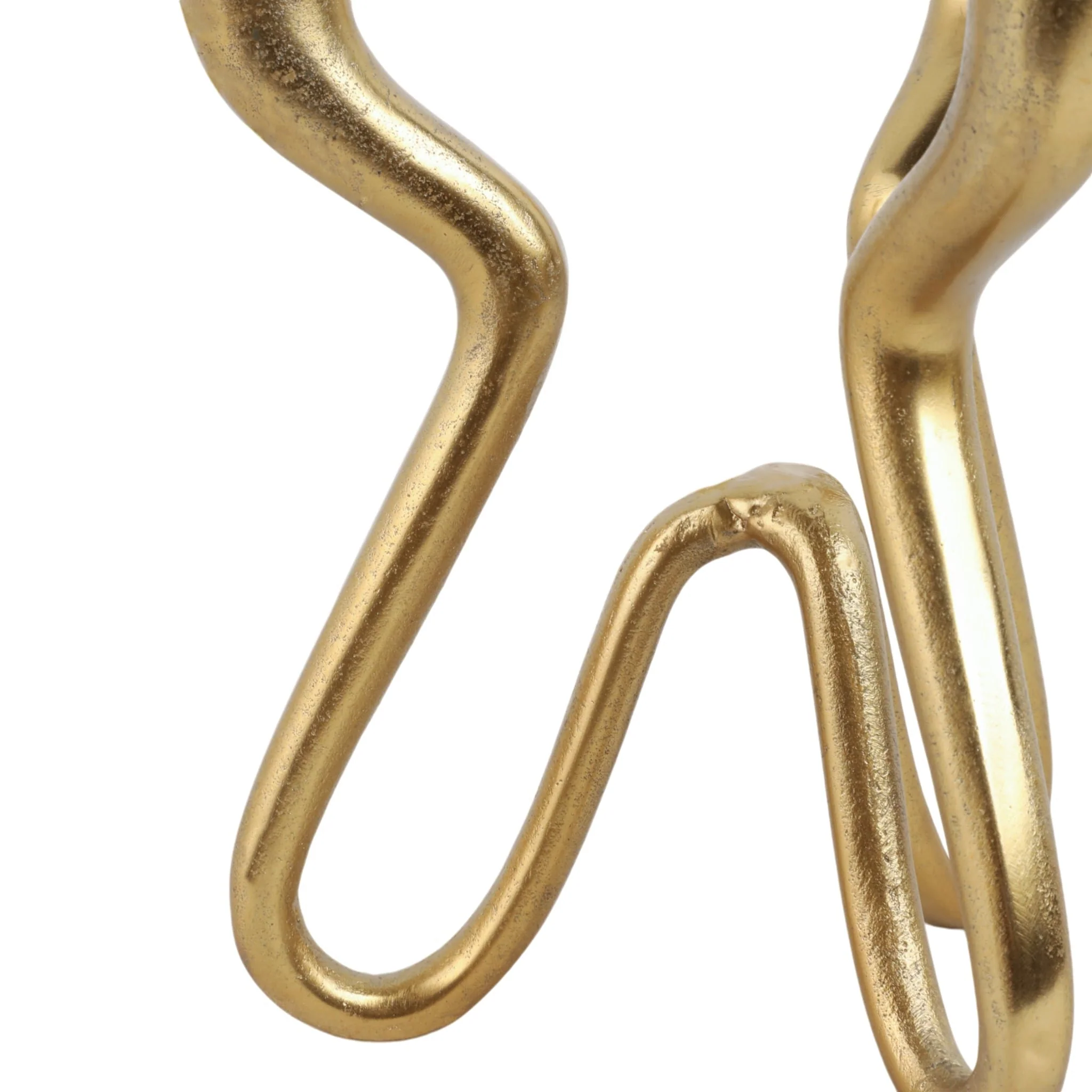 10x9" Loopy 3-taper Holder, Gold - Image 5
