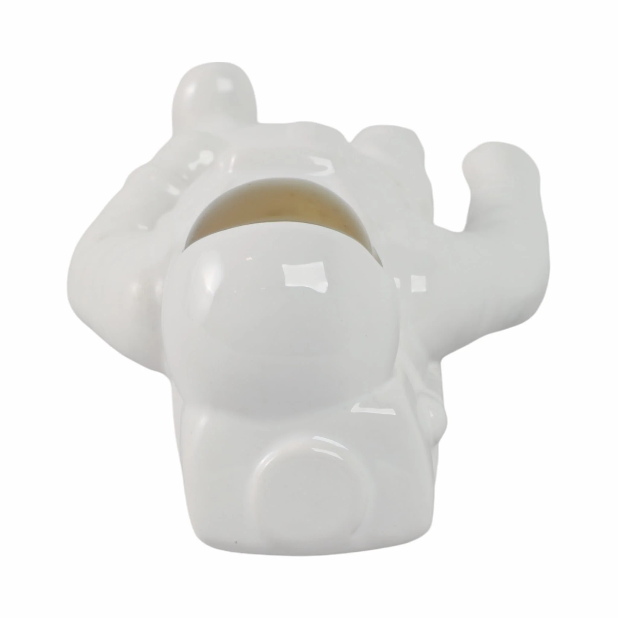 11" Astronaut Statuette, White/gold - Image 7