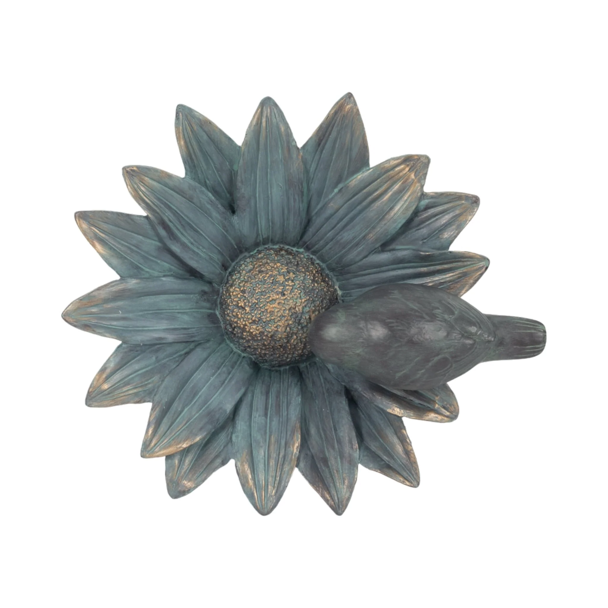 11" Daisy Bird Feeder, Blue - Image 6