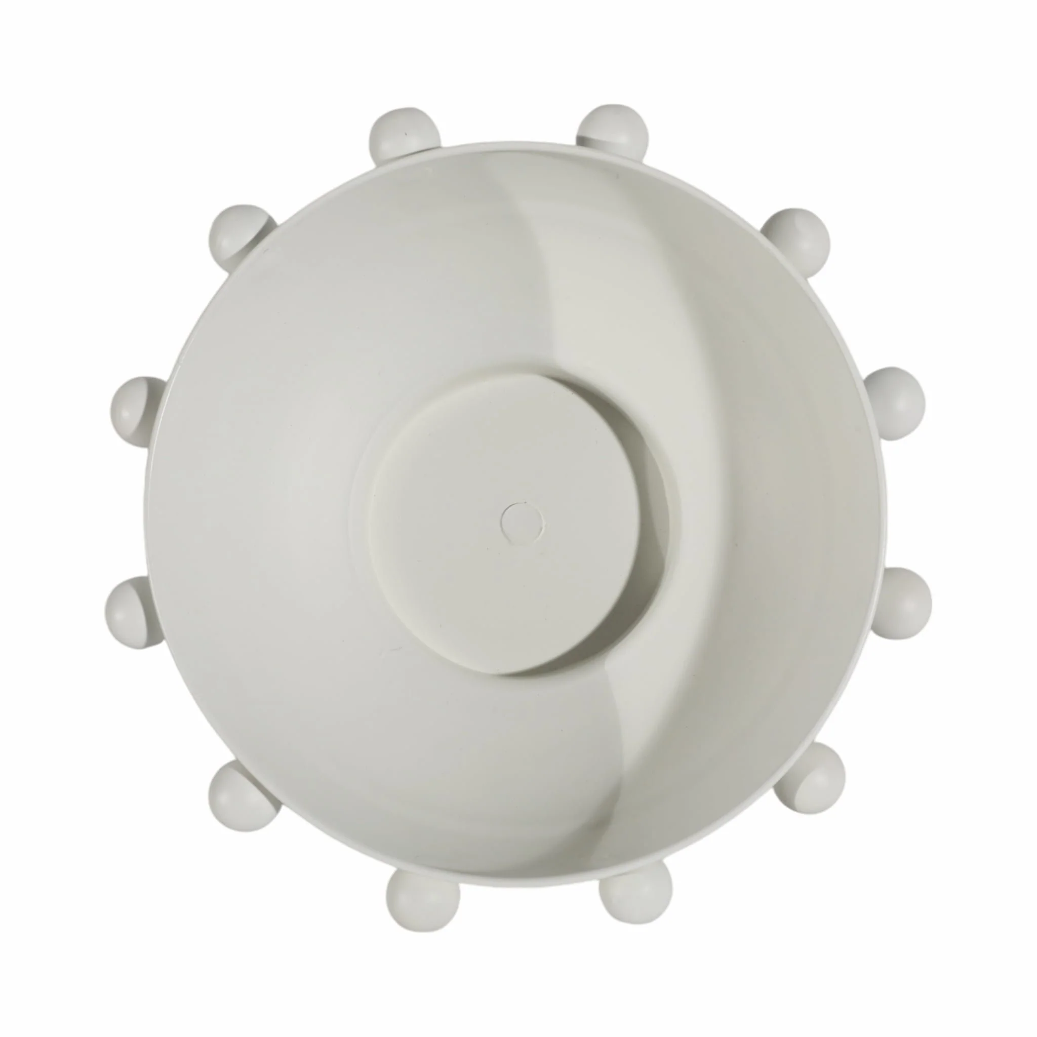 11" Hobnail Bowl, White - Image 5