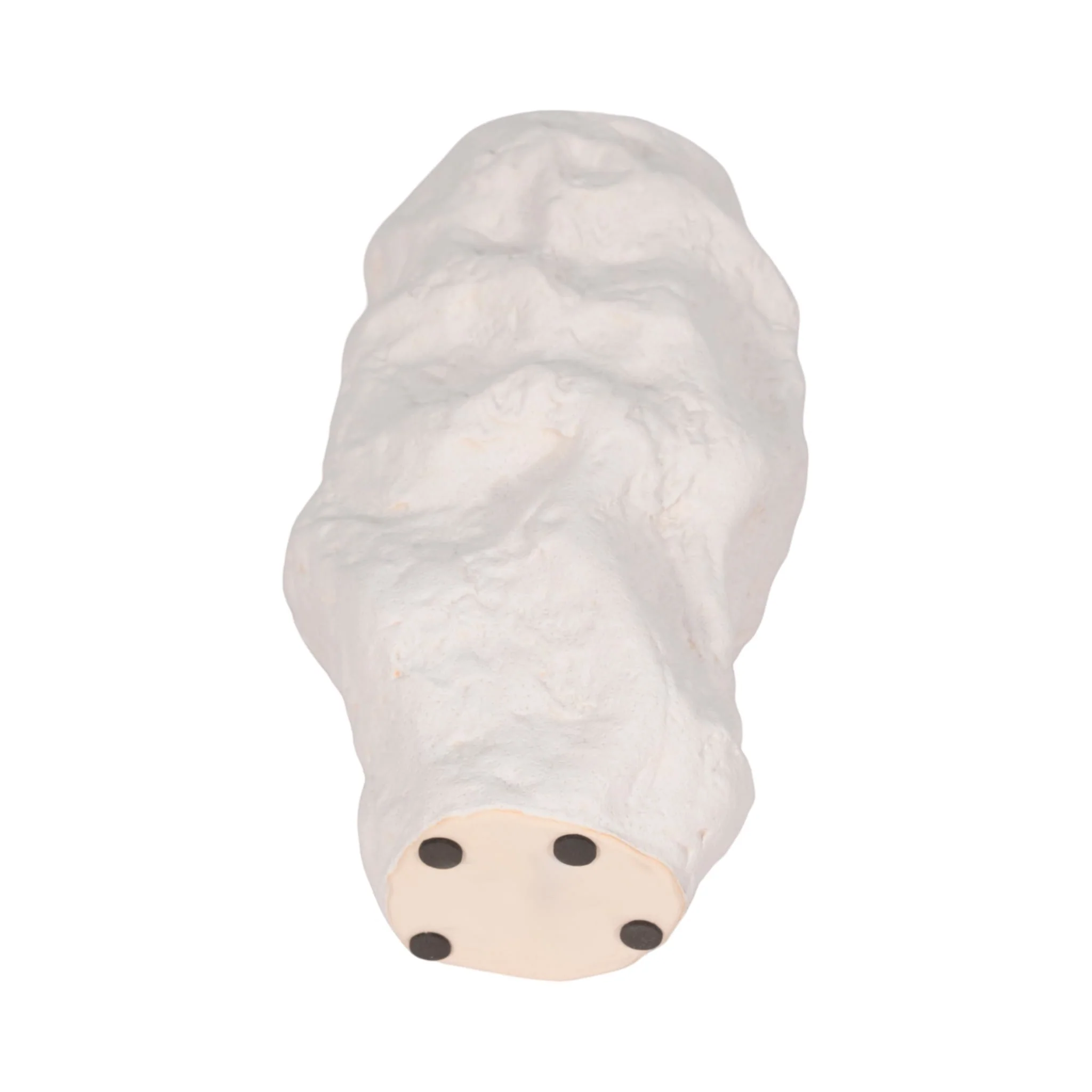 11" Jagged Textured Vase, White - Image 5