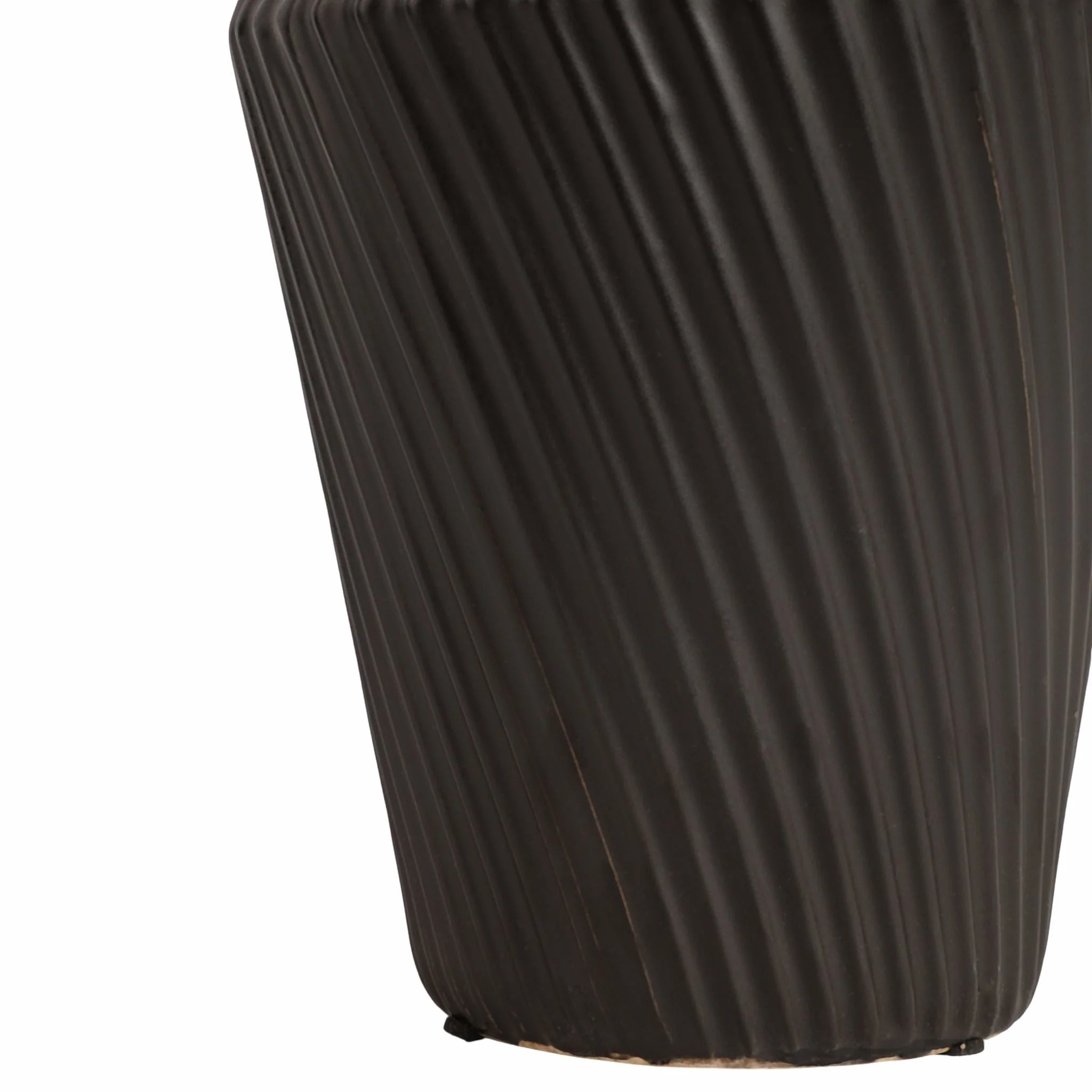 11" Modern Totem Vase, Black - Image 4