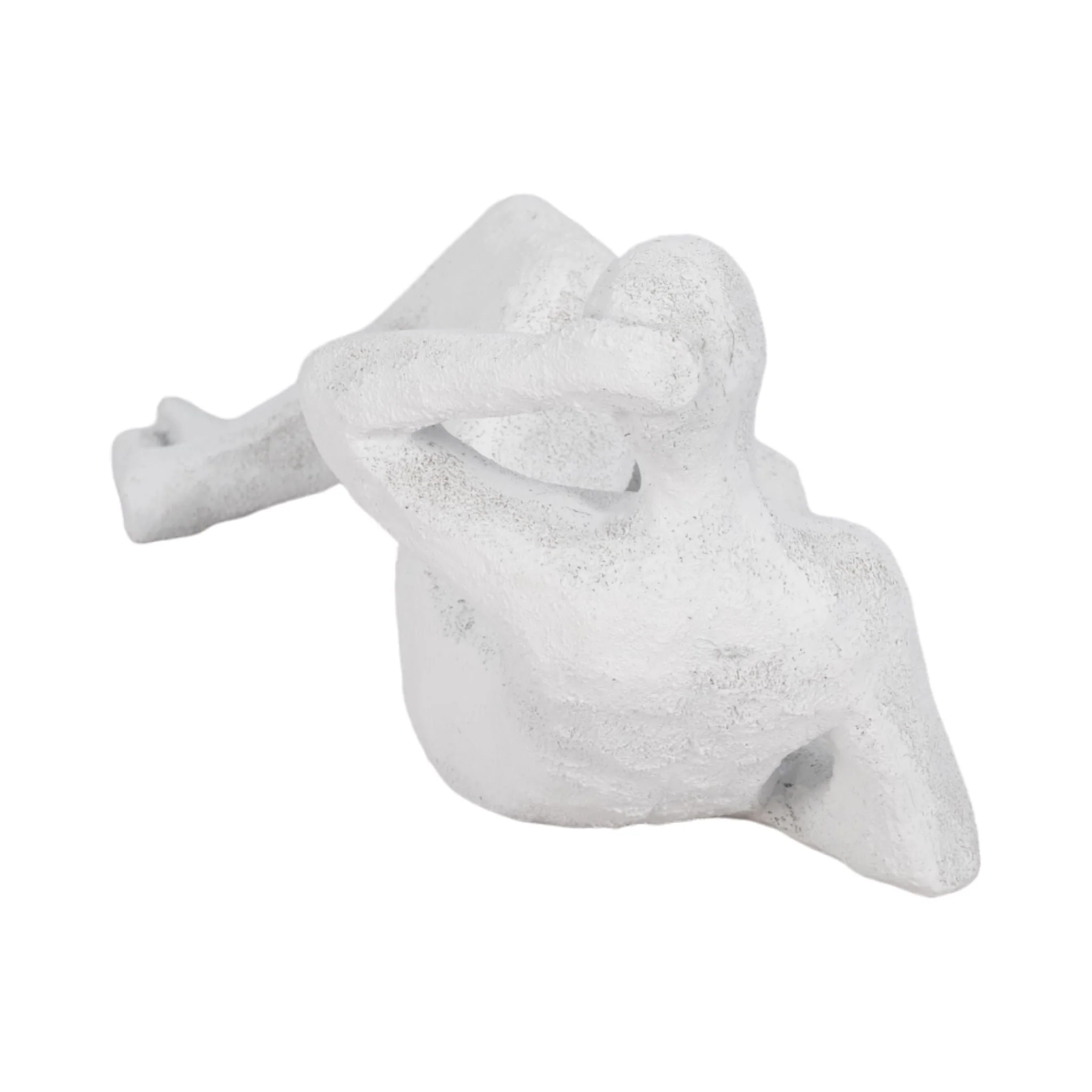11" Paint Me Pose Rough Texture, White - Image 4