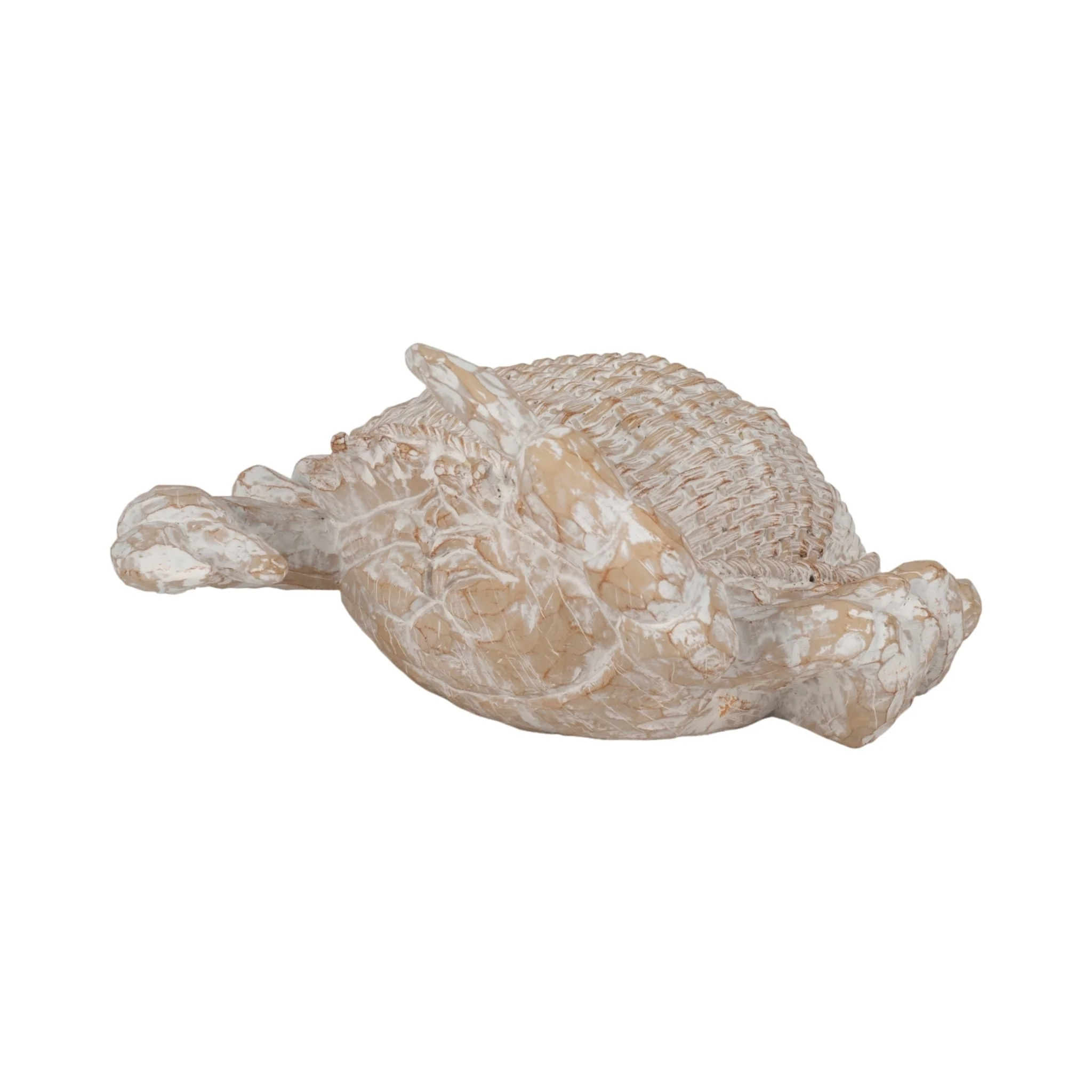 11" Resin Wicker Crab, White - Image 2