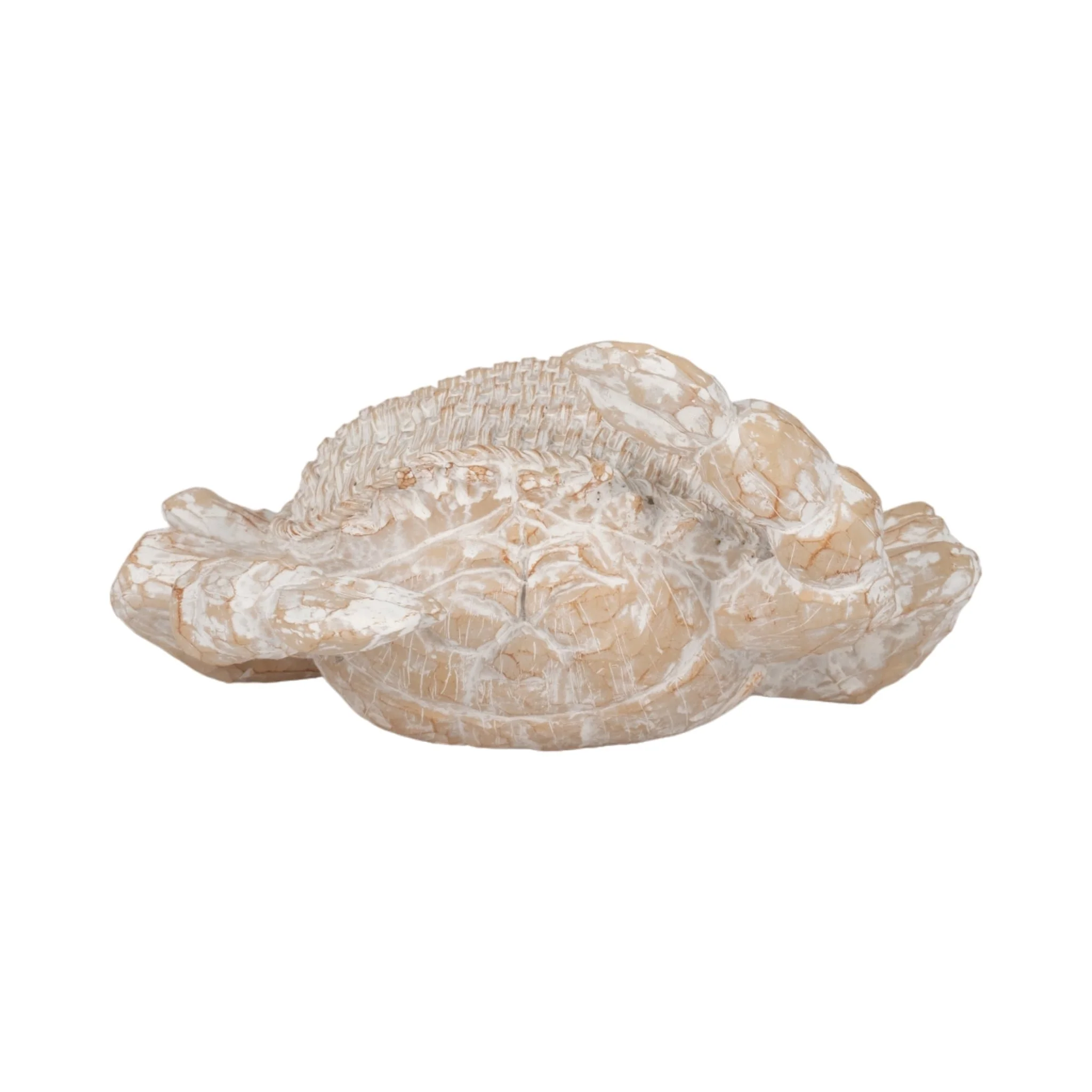 11" Resin Wicker Crab, White - Image 3