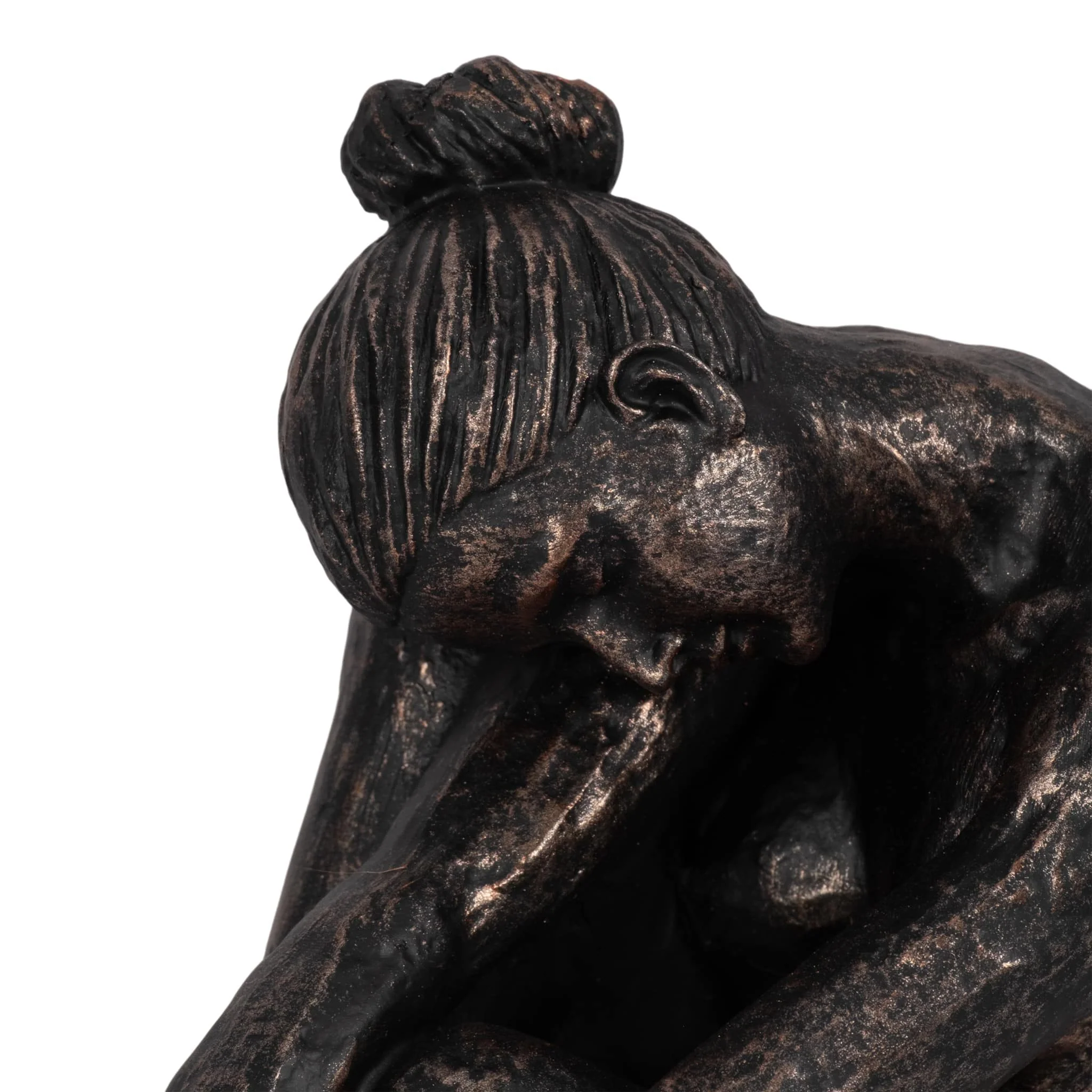 11" Resting Ballerina, Bronze - Image 5