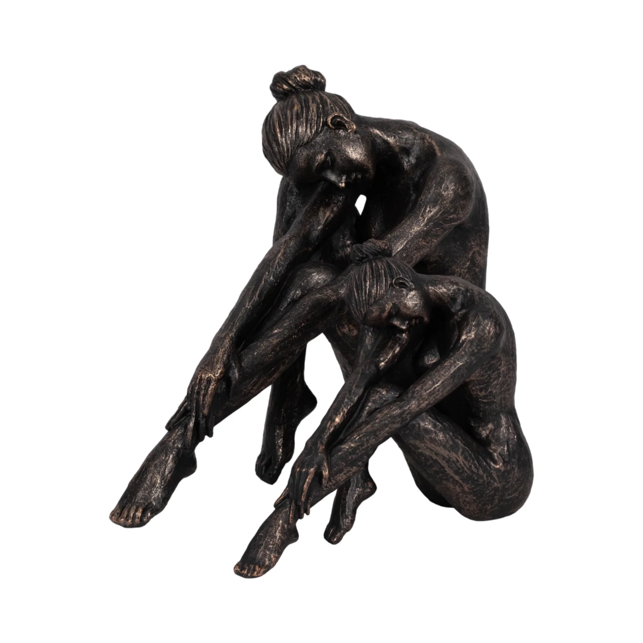 11" Resting Ballerina, Bronze - Image 8