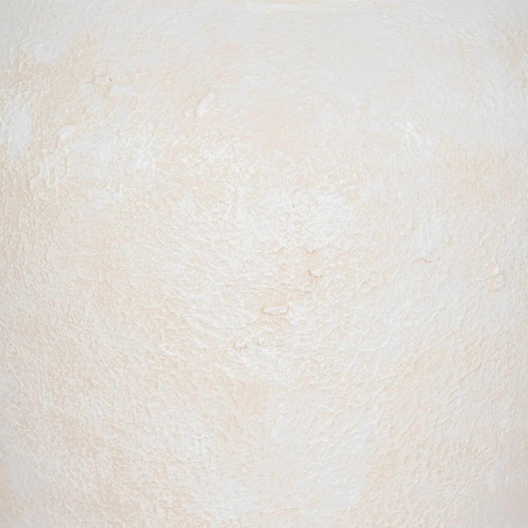 11" Textured Terracotta Vase, Ivory - Image 4