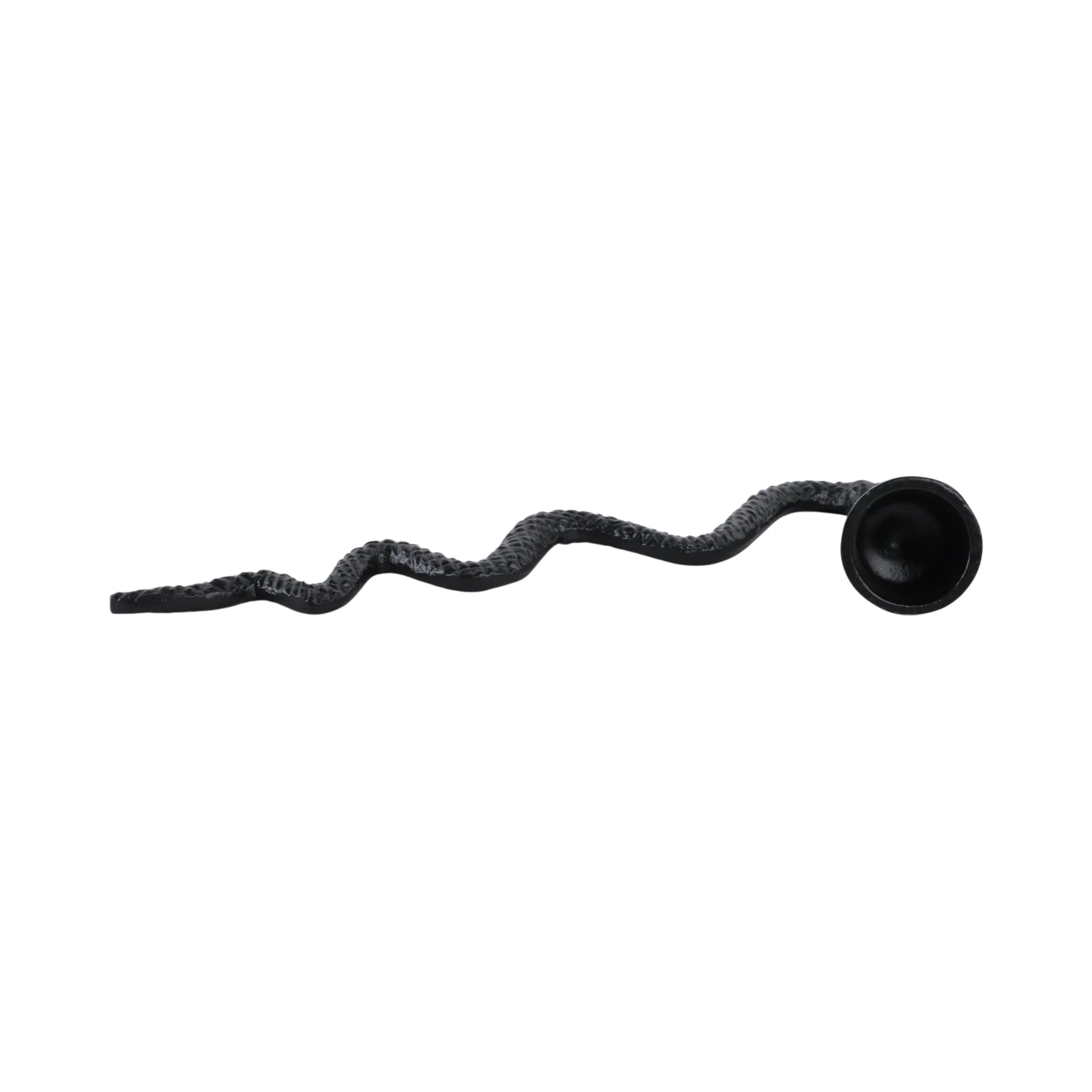 11x3" Metal Snake Candle Snuffer, Black - Image 6