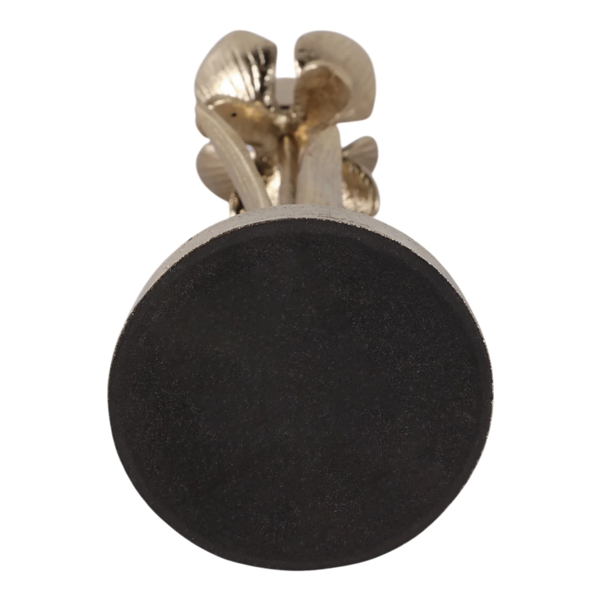 11x4" Flower Bloom Taper Holder, Champagne - Image 8