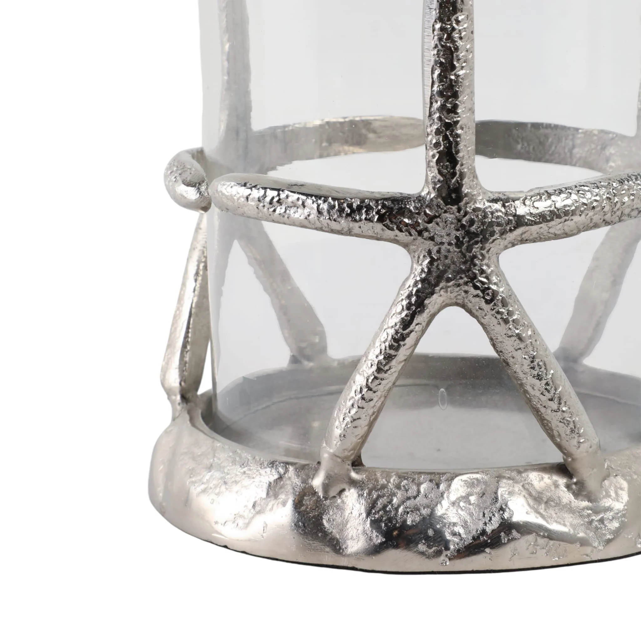 11x8" Starfish Hurricane, Silver - Image 5