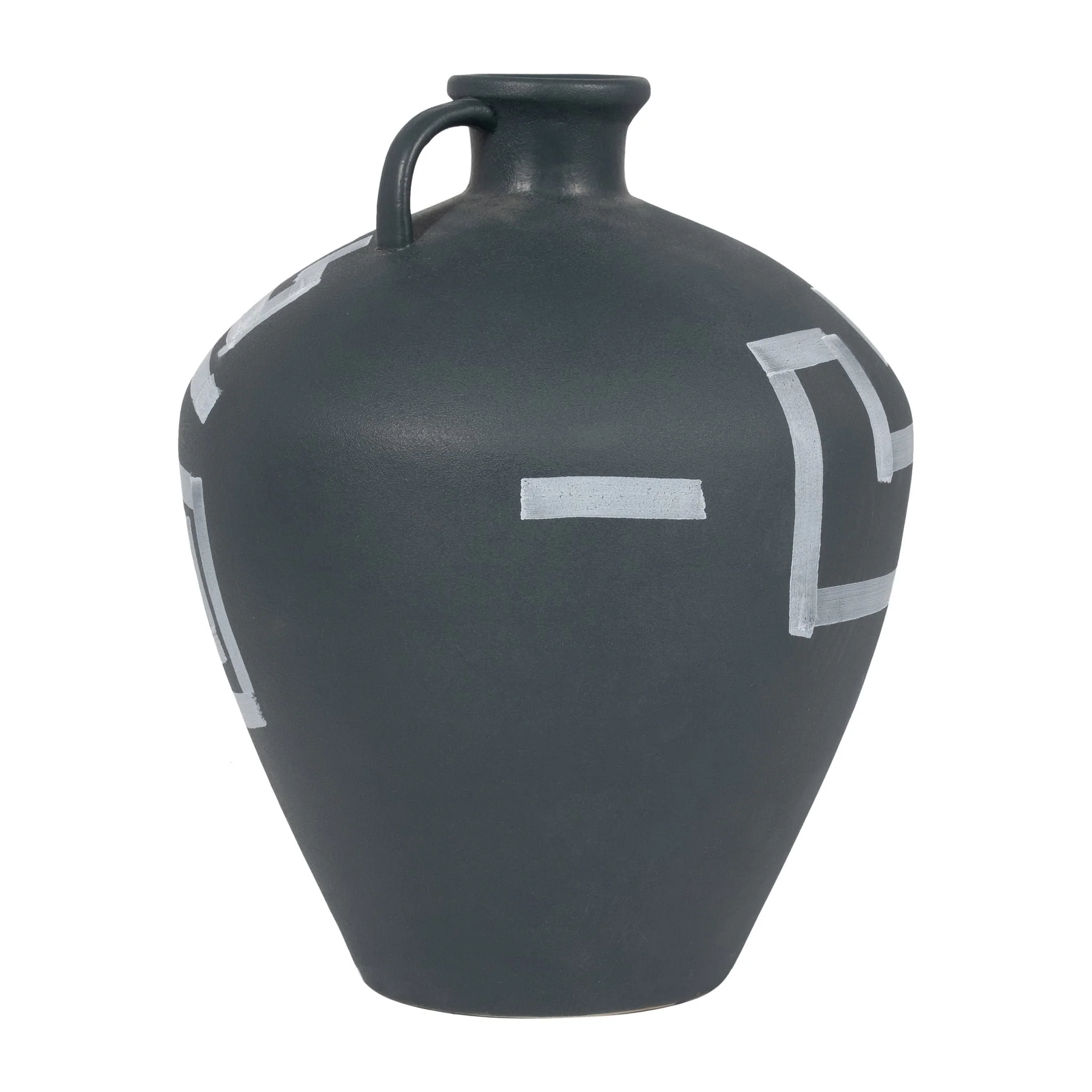 12" Aztec Jug, Green - Image 2