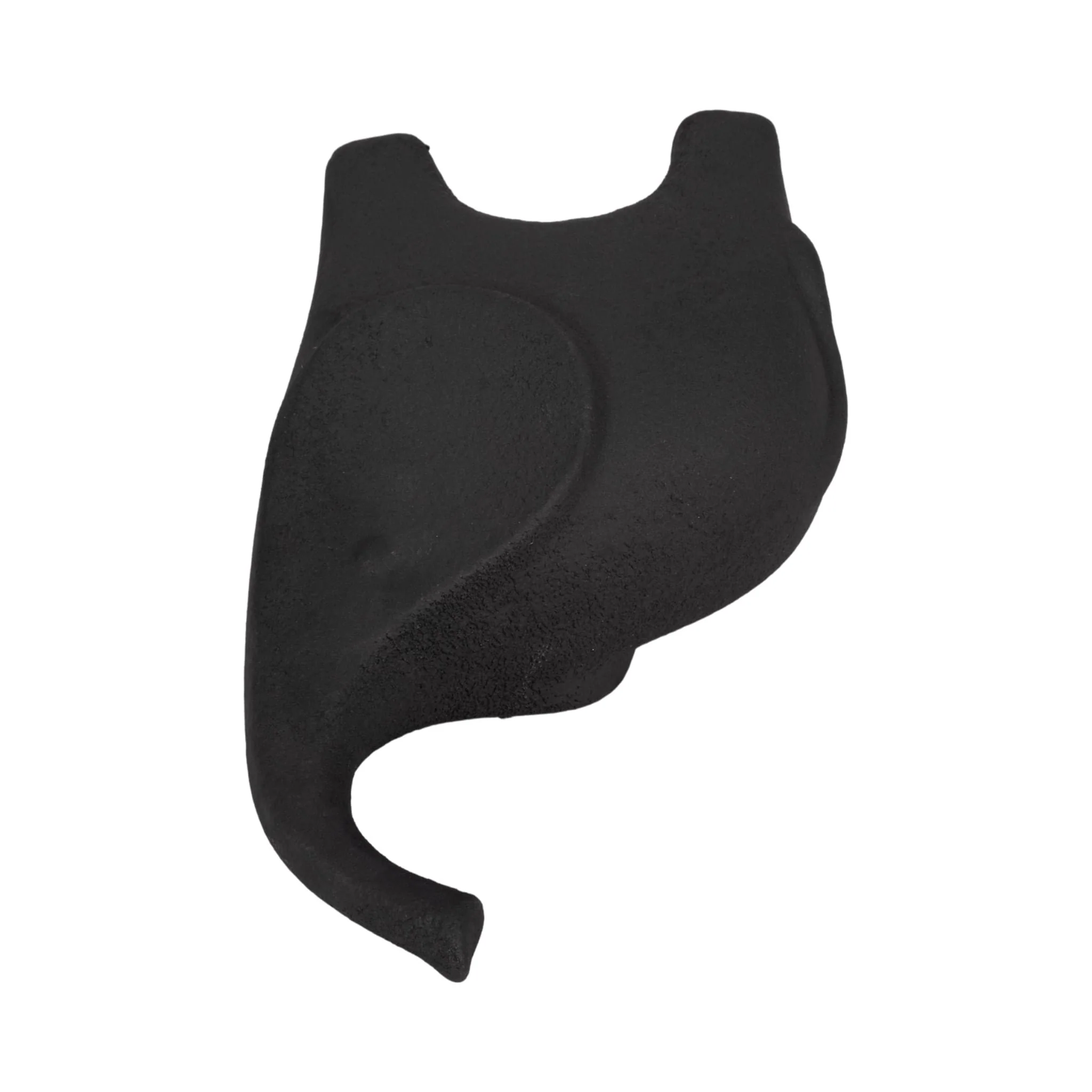 12" Big Ear Elephant With Rough Texture, Black - Image 6