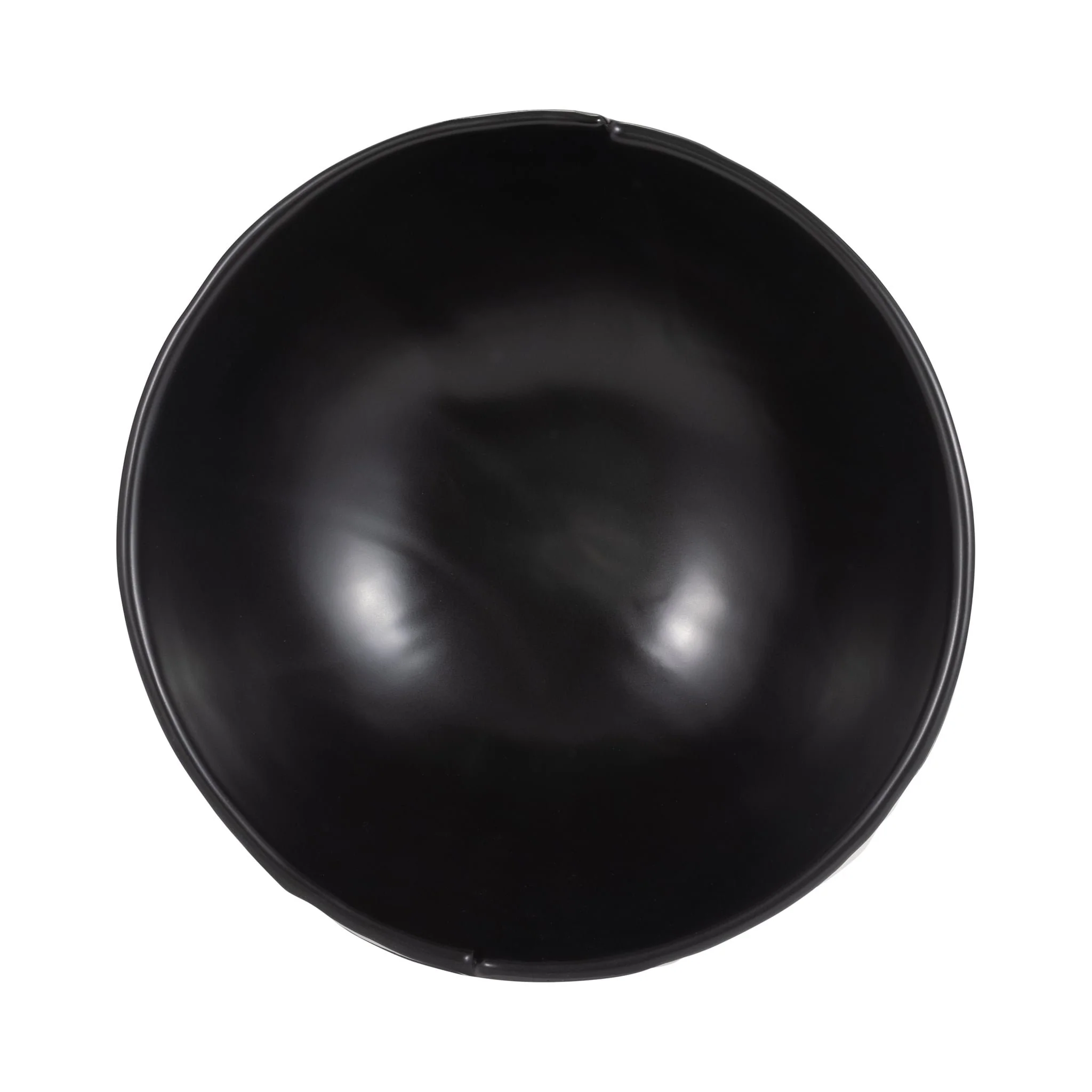 12" Contemporary Deep Bowl, Black/white - Image 6