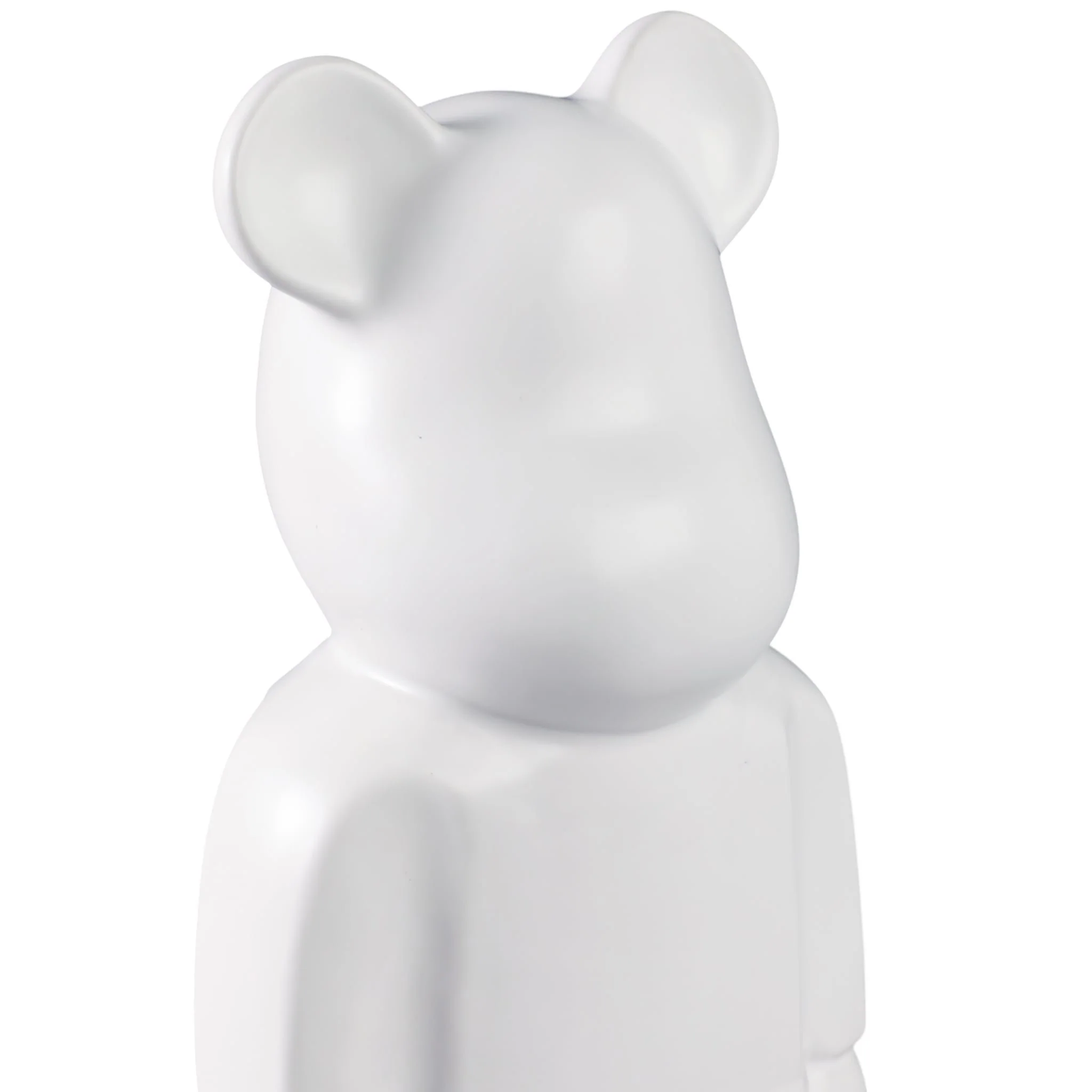 12" Deco Bear Figure, White - Image 5