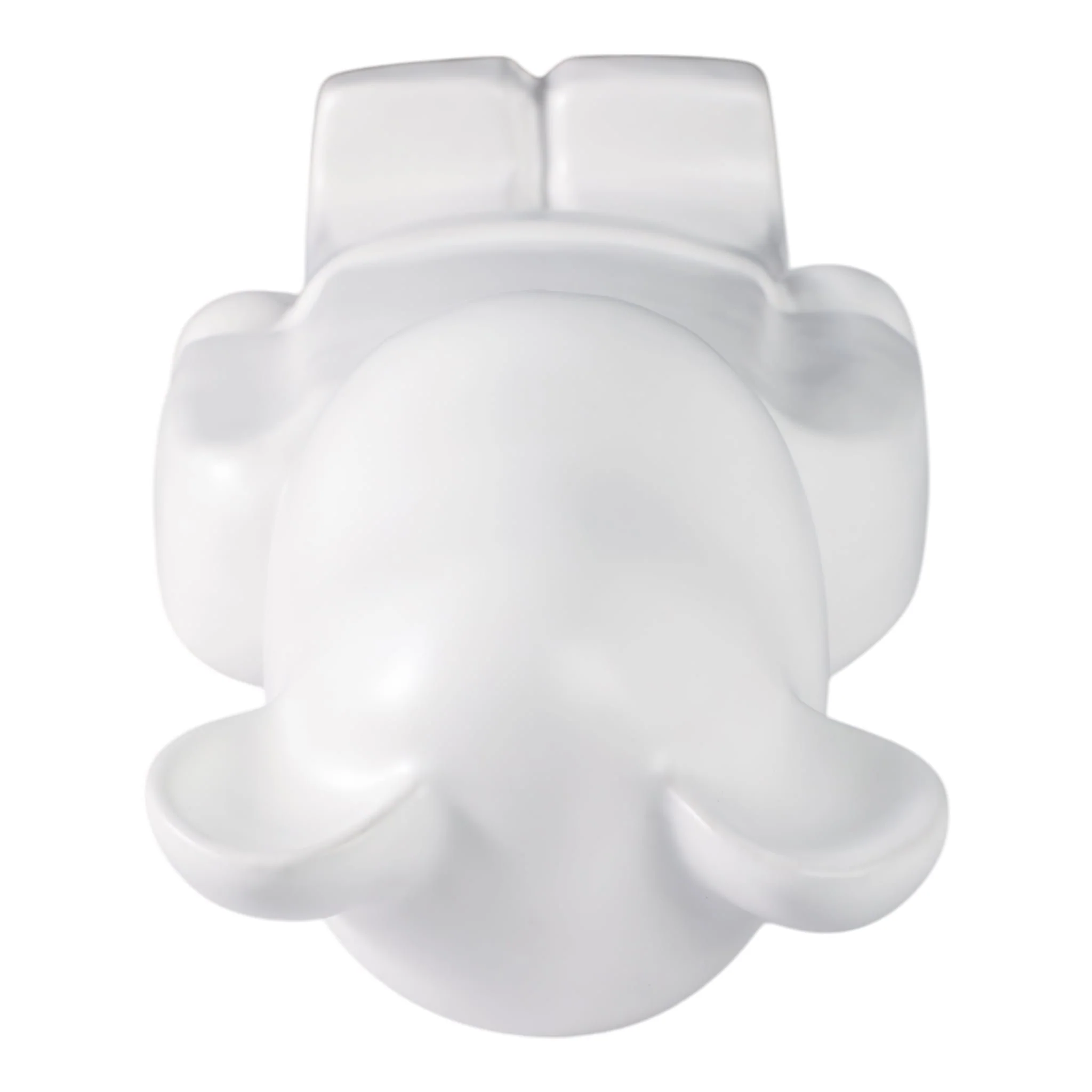 12" Deco Bear Figure, White - Image 6