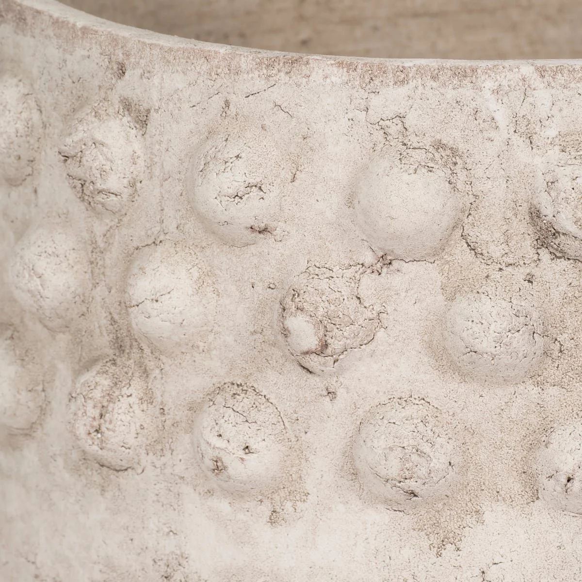 12" Half Bubble Weathered Planter, Ivor - Image 4