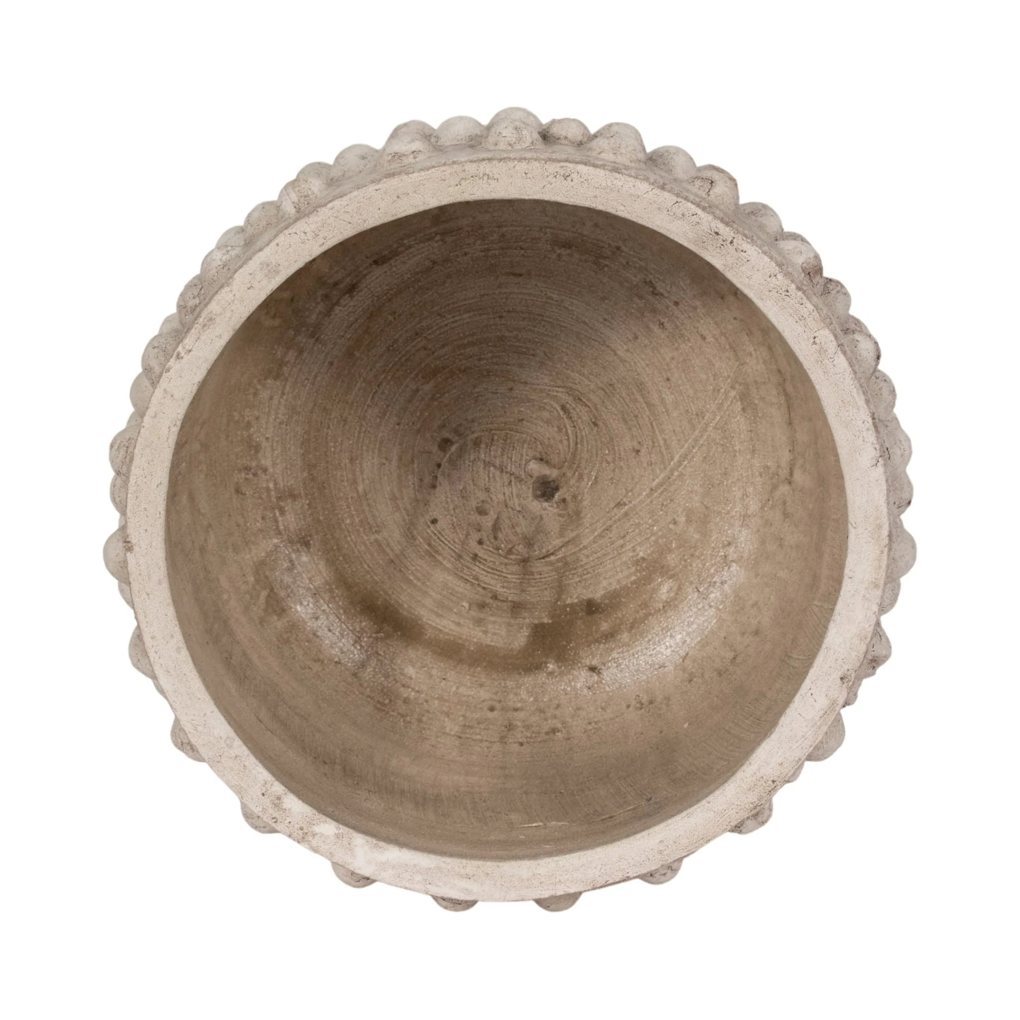 12" Half Bubble Weathered Planter, Ivor - Image 5