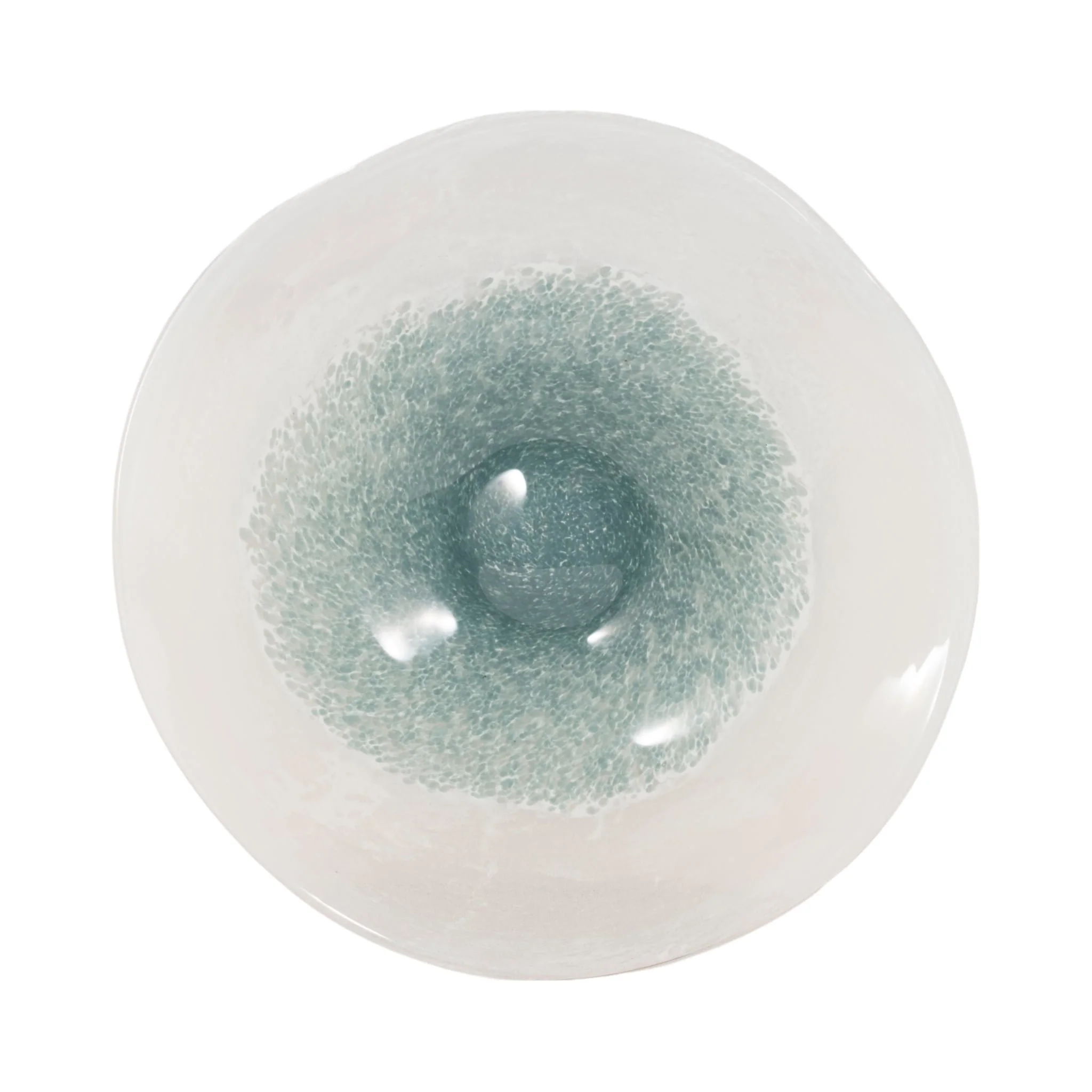 12" Light Blue Waters Bowl, Blue/white - Image 5