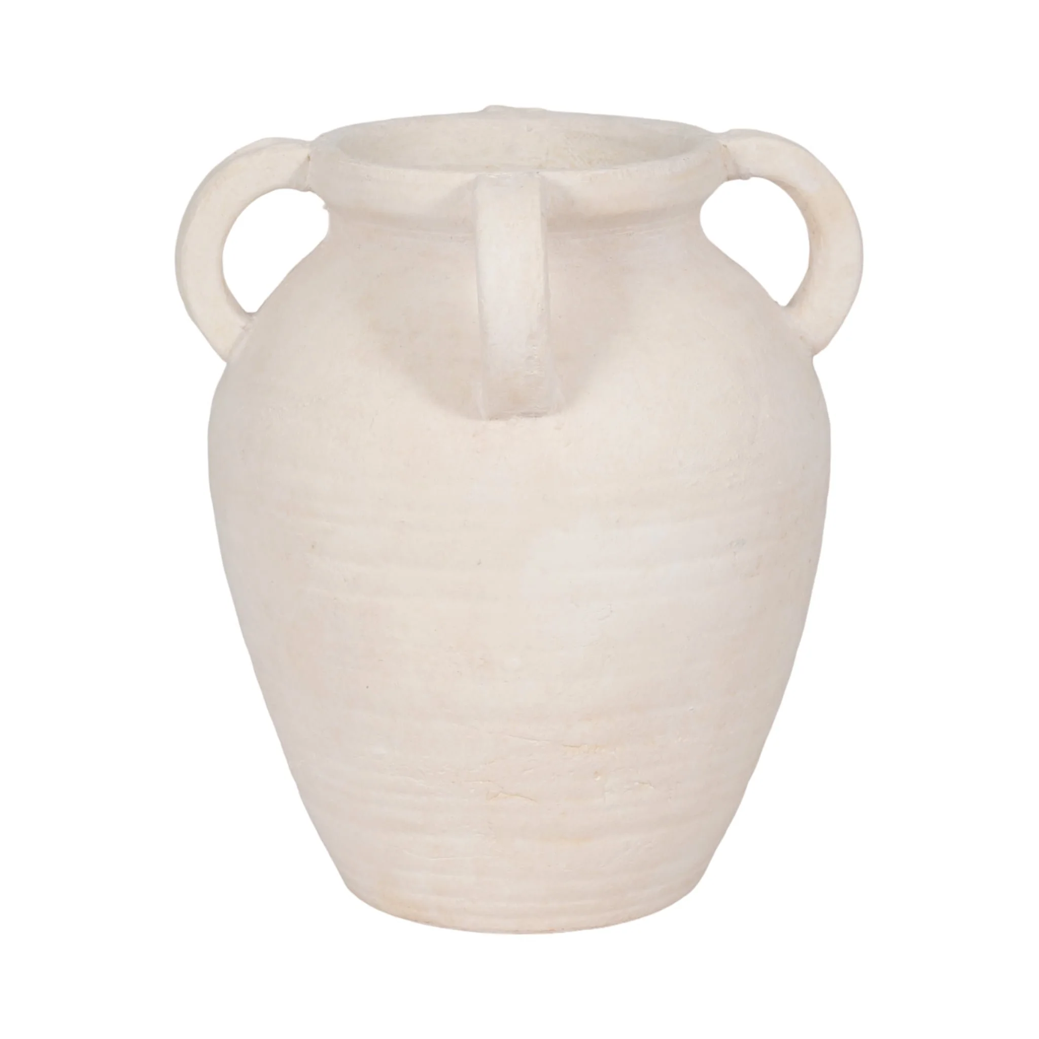 12" Multi Handle Jug, White - Image 3