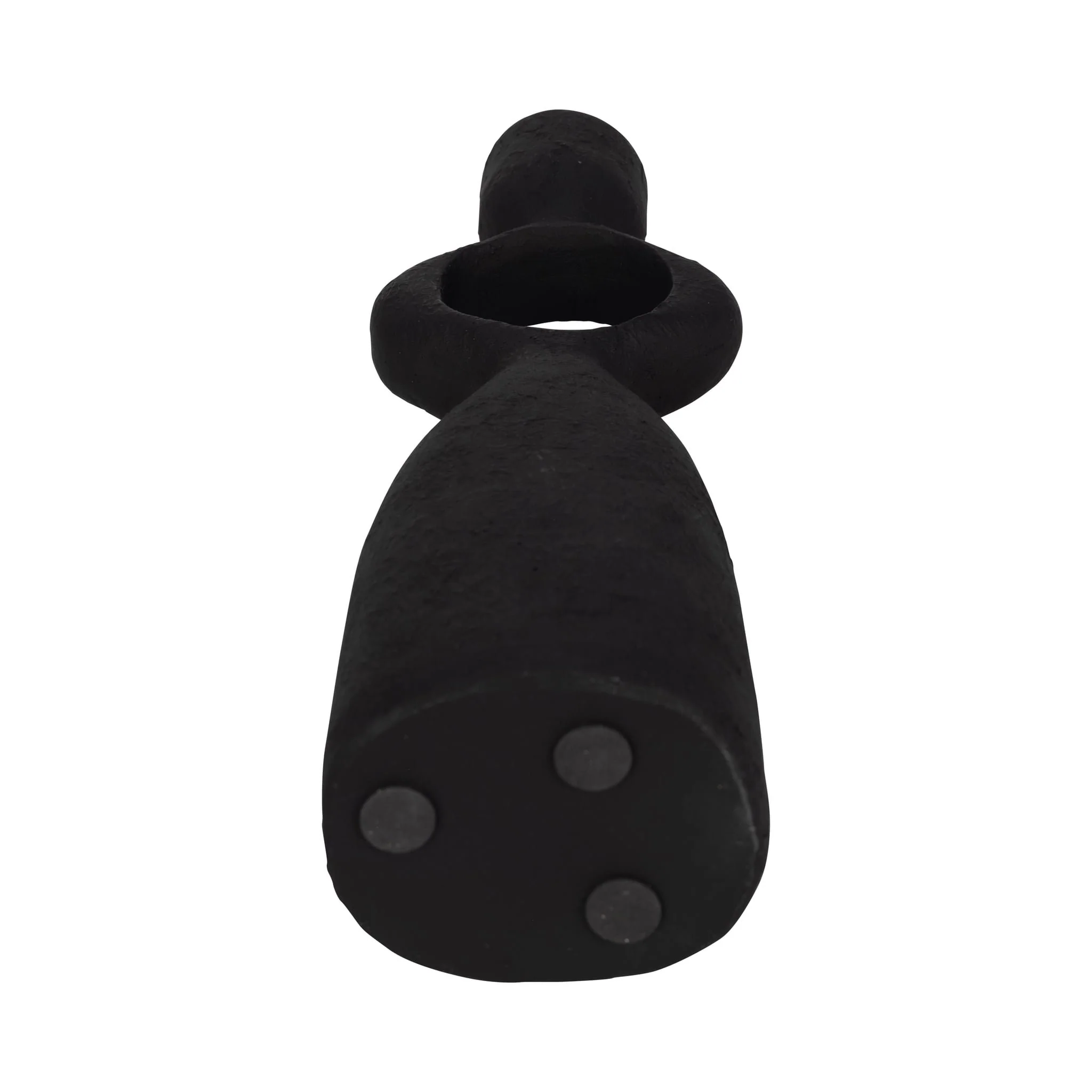 12" Open Cut-out Taper Holder, Black - Image 7