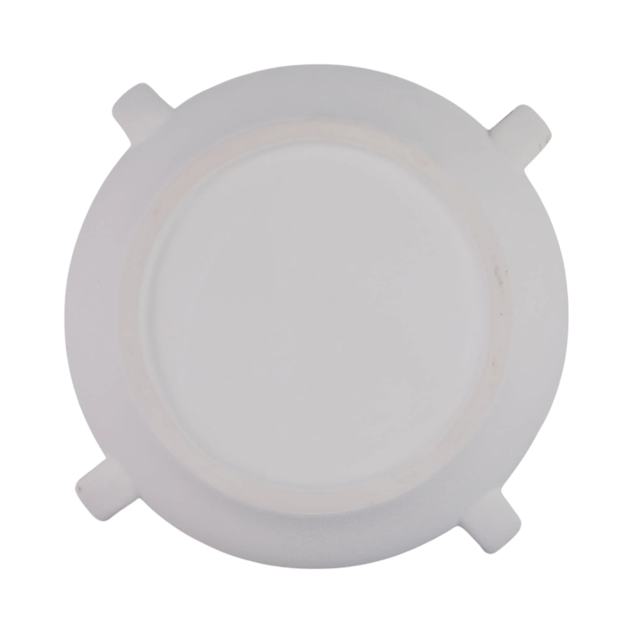 12" Textured Bowl With Handles, White - Image 7
