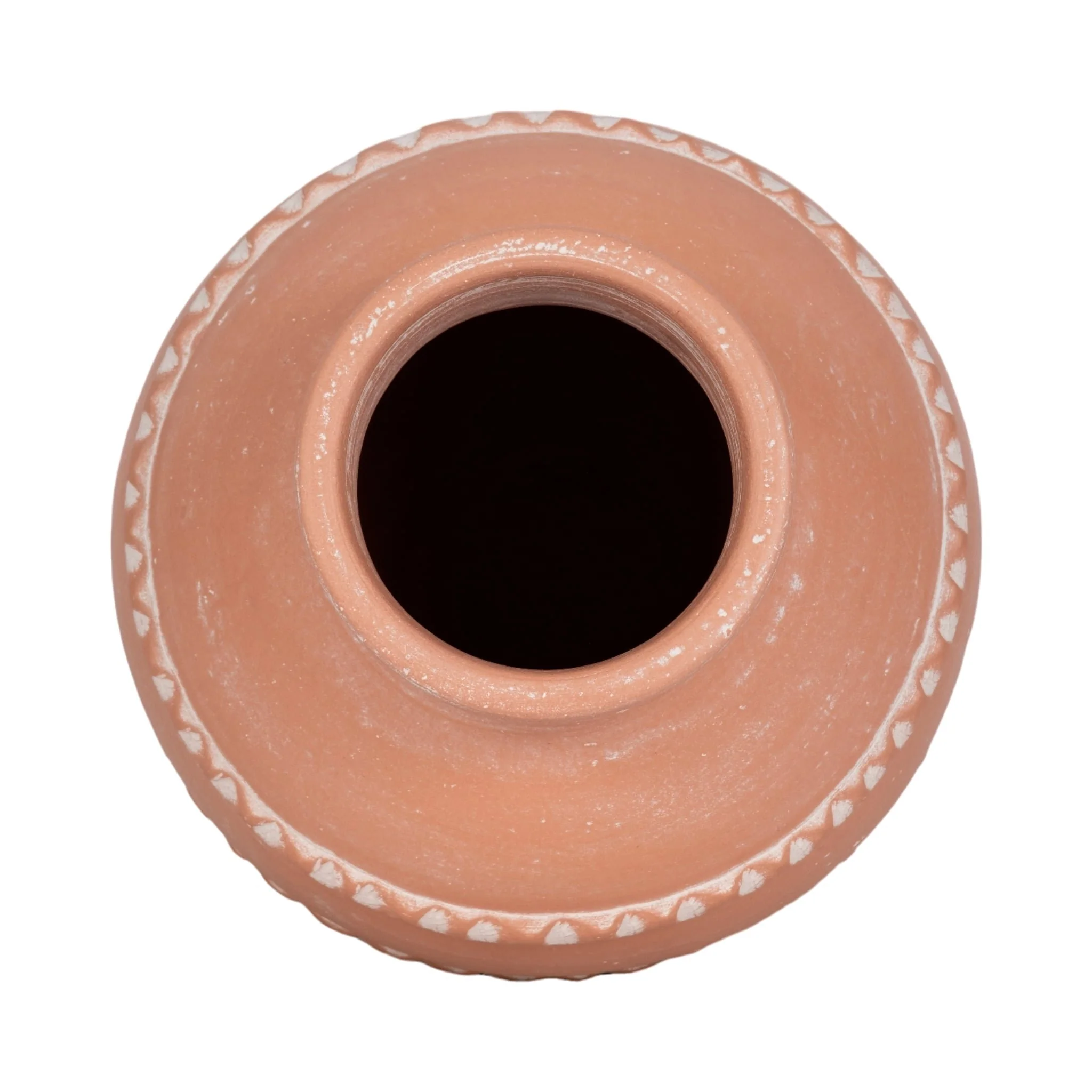 12" Traditional Terracotta Vase, Terracotta - Image 5